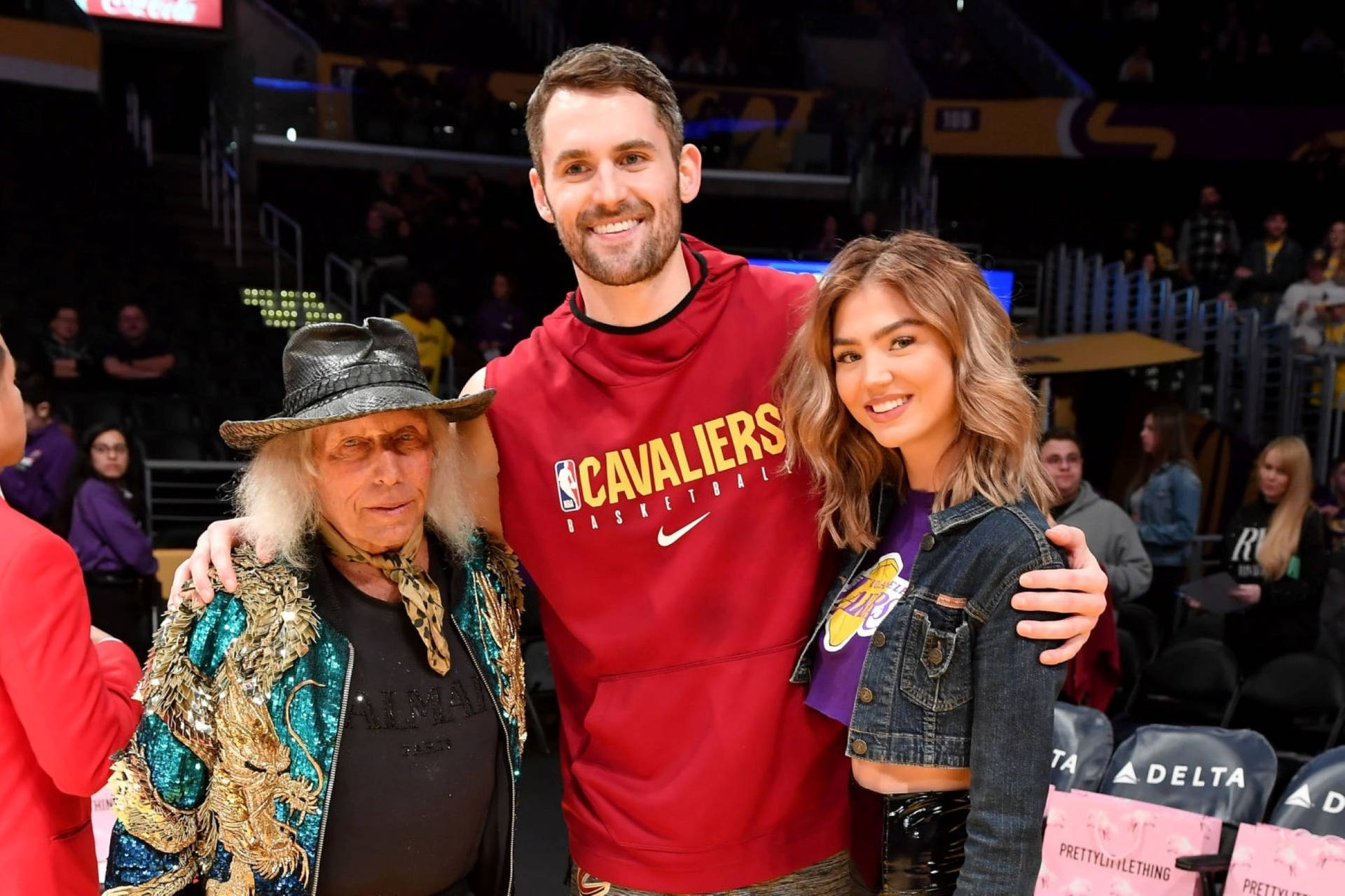 Kevin Love With Jimmy And Olivia