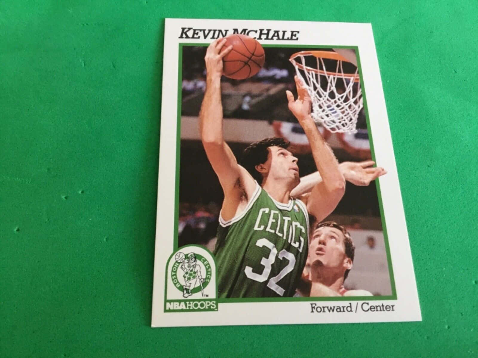 Kevin Mchale Basketball Player Nba Sports Card Background
