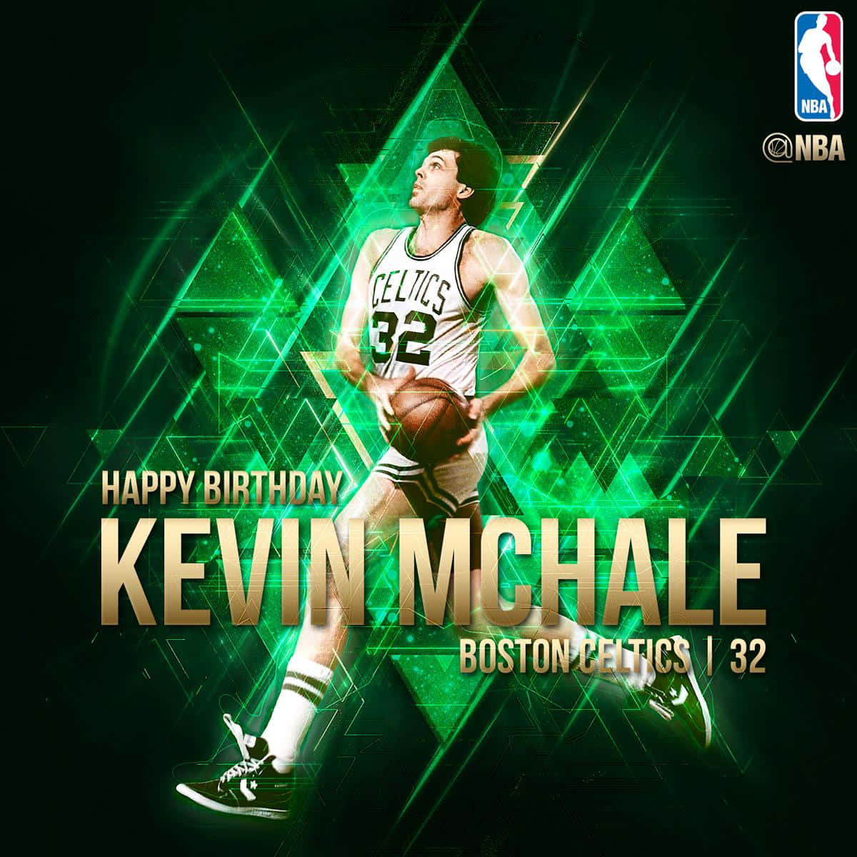 Kevin Mchale Boston Celtics Nba Birthday Poster Background