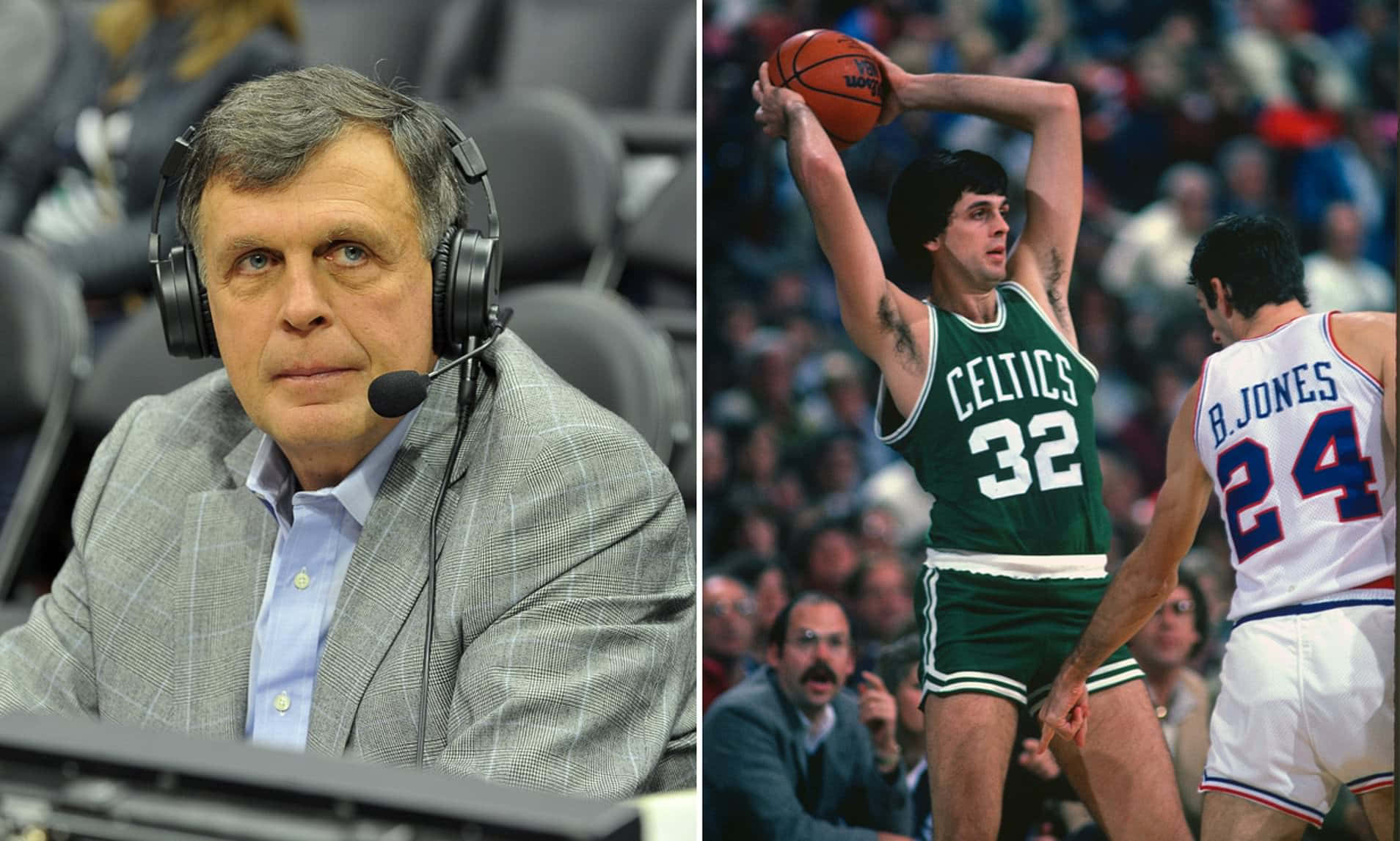 Kevin Mchale Boston Celtics Reaction Old Video Background