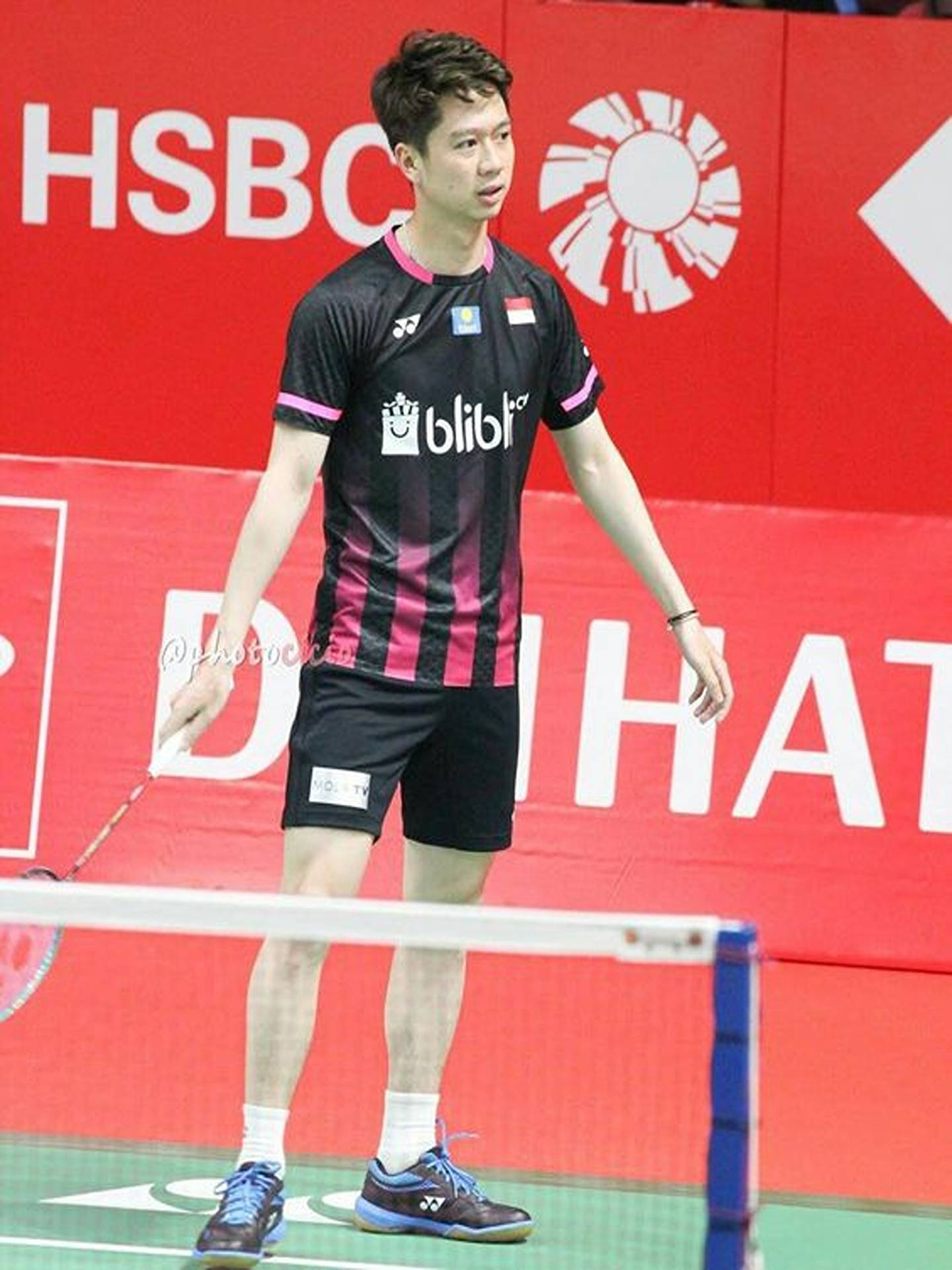 Kevin Sanjaya - Badminton Prodigy In Action Background