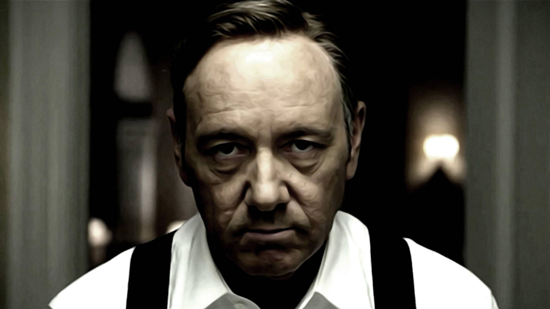 Kevin Spacey Looking Seriously Background