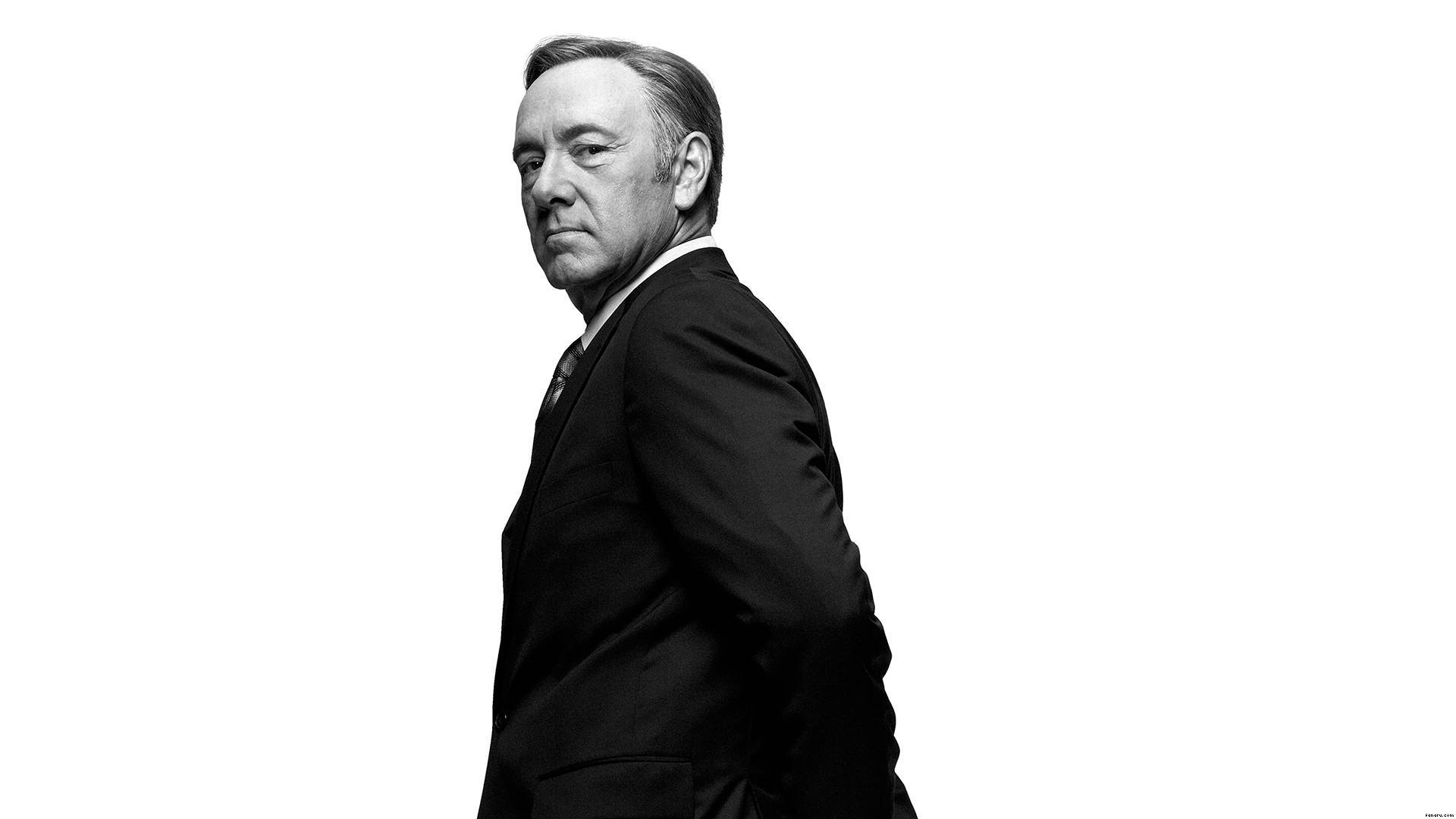 Kevin Spacey On A White Background