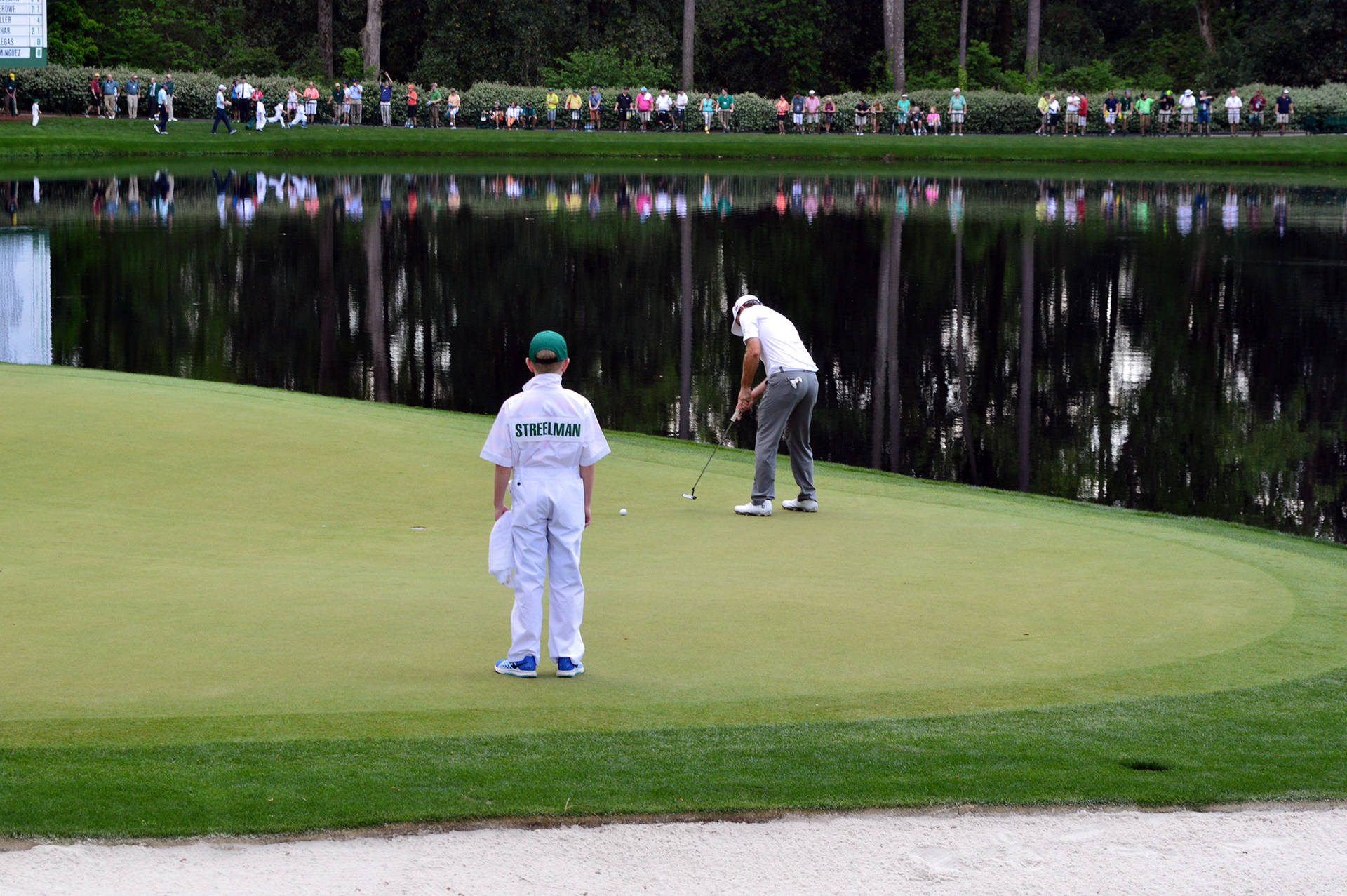 Kevin Streelman Playing On Golf Course Background