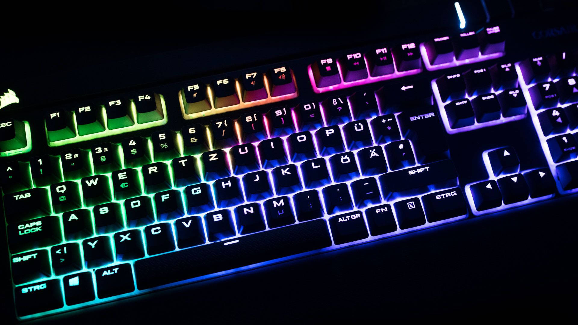 Keyboard Rgb Backlit Light Background