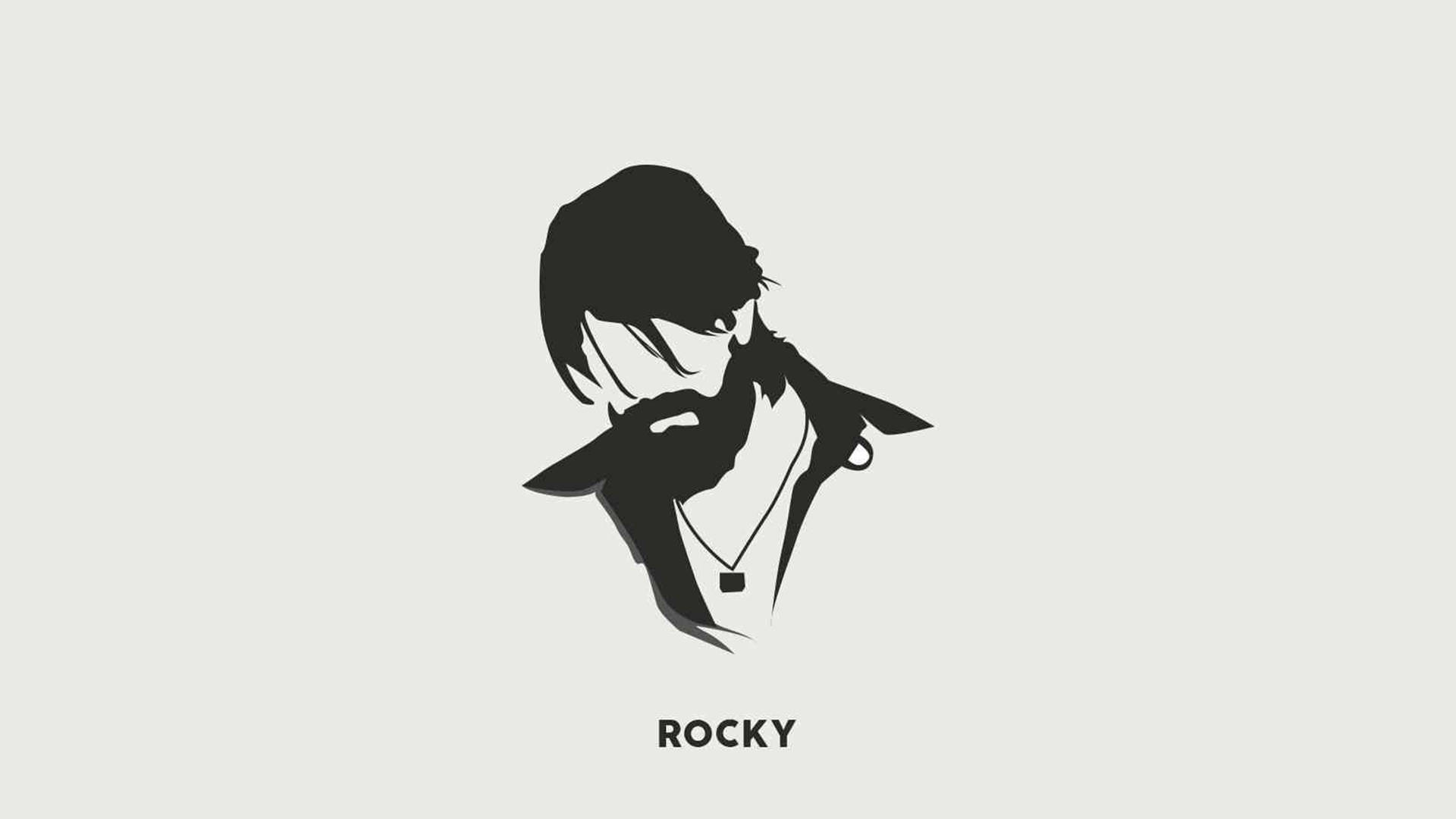 Kgf 4k Rocky Face Silhouette Background