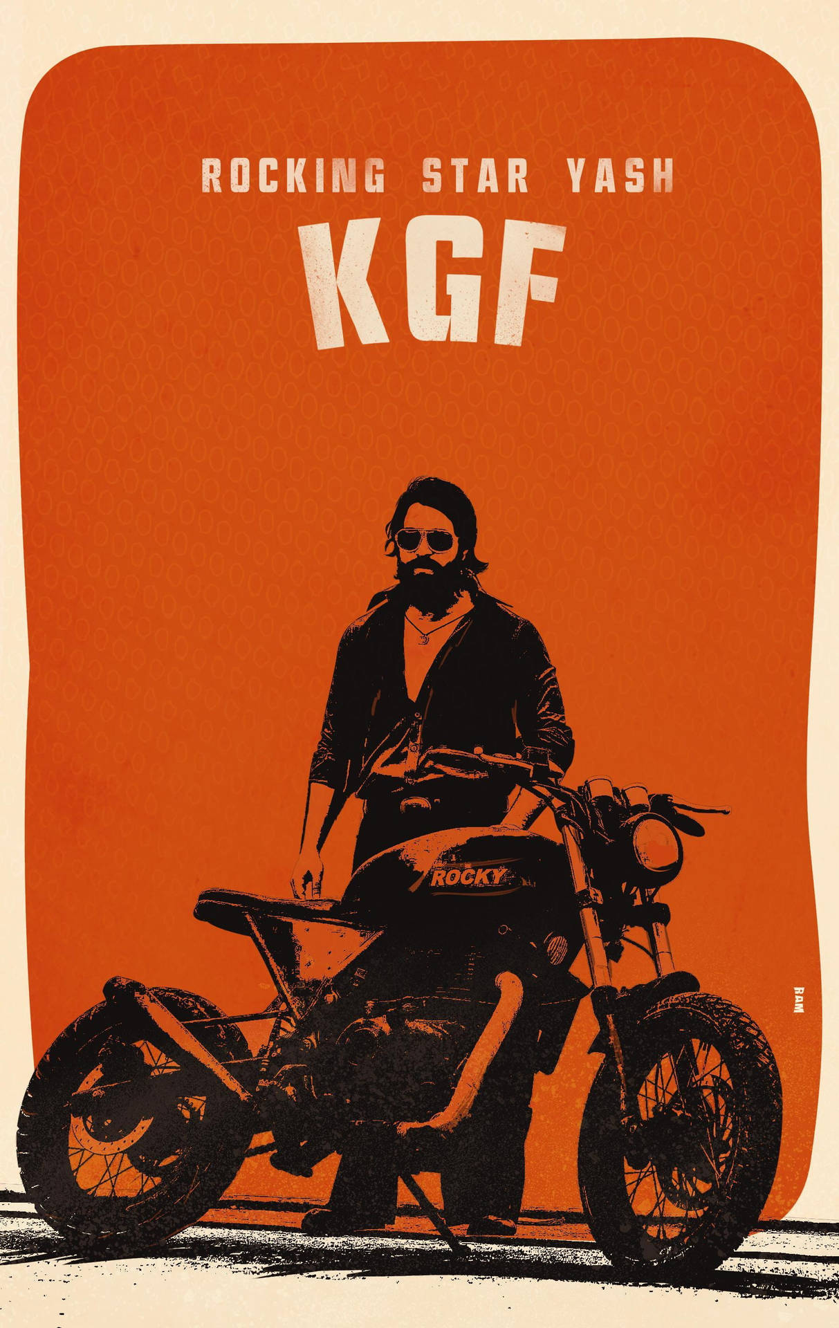 Kgf Poster Rocking Star Yash 4k