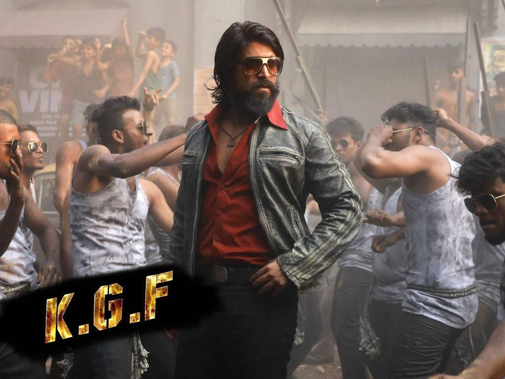 Kgf Rocky Bhai And Fighting Slaves Background