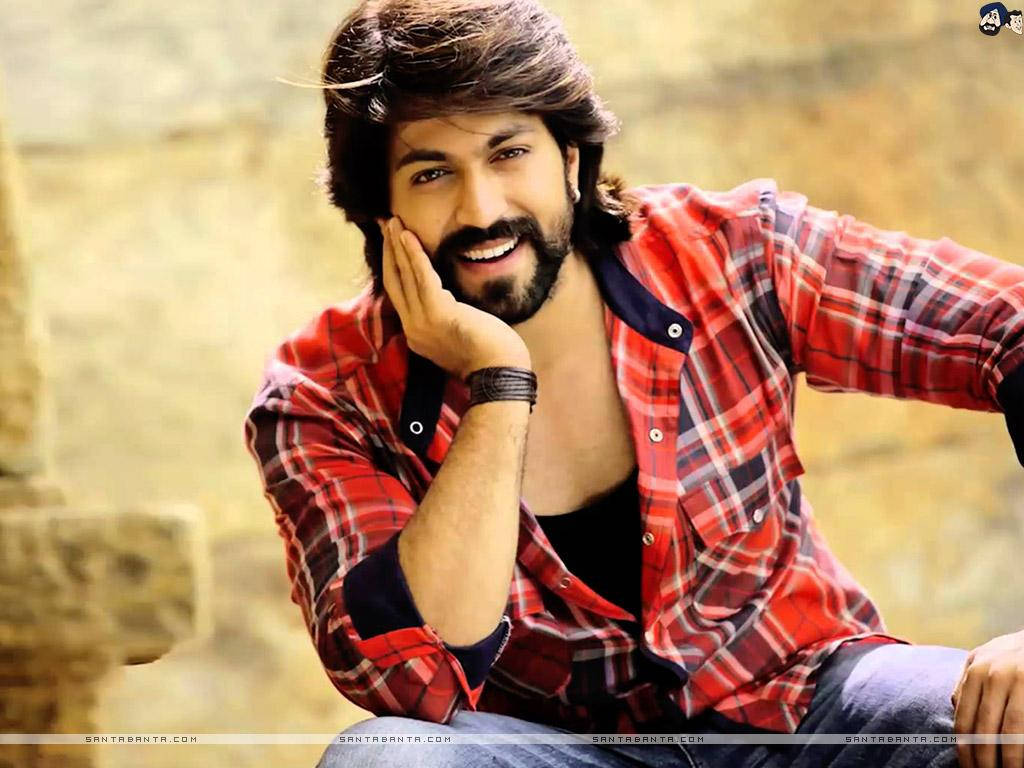 Kgf Yash In Checkered Polo