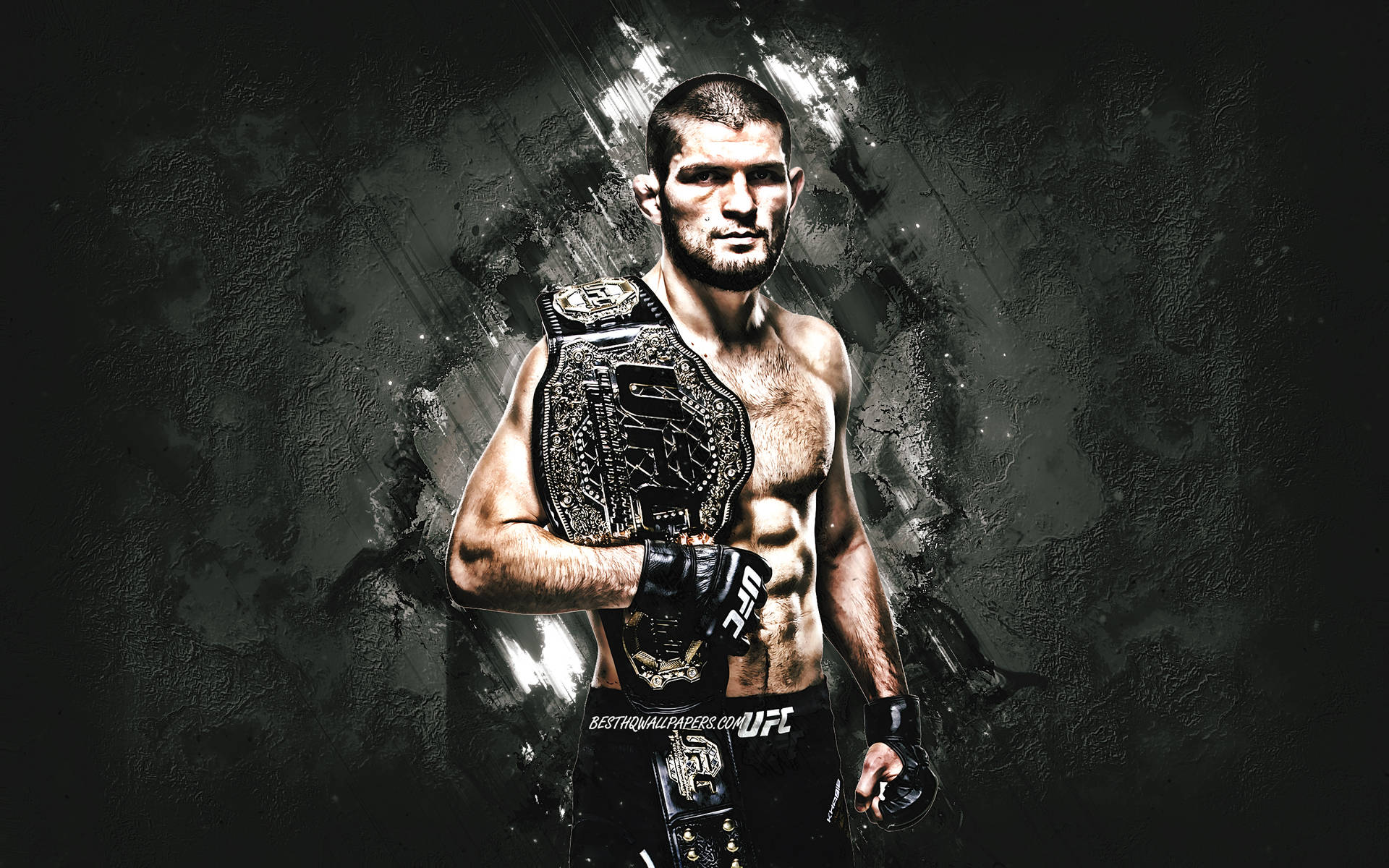 Khabib Nurmagomedov Dark Aesthetic Background