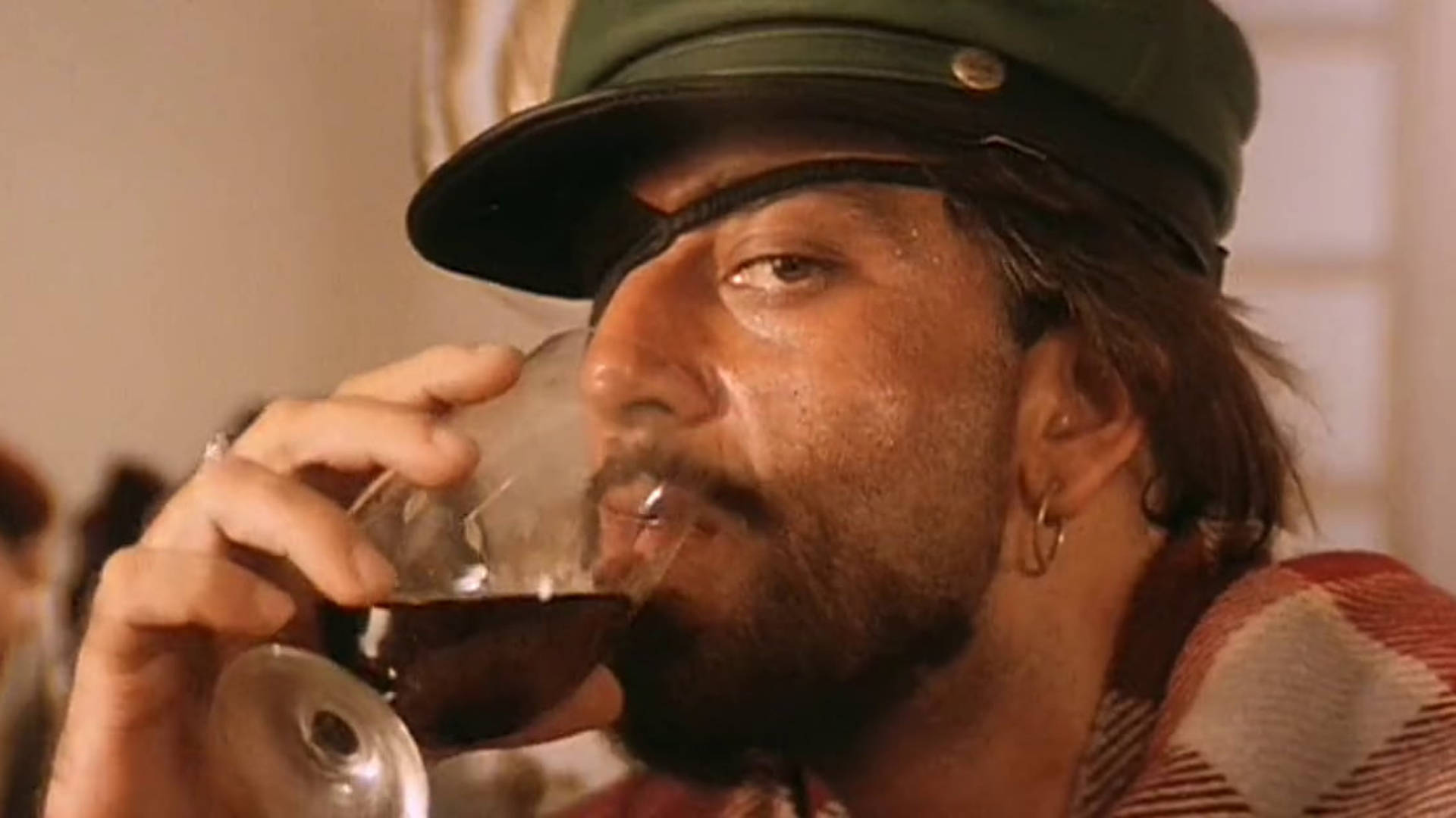 Khalnayak Ballu Drinking Eye Patch Background