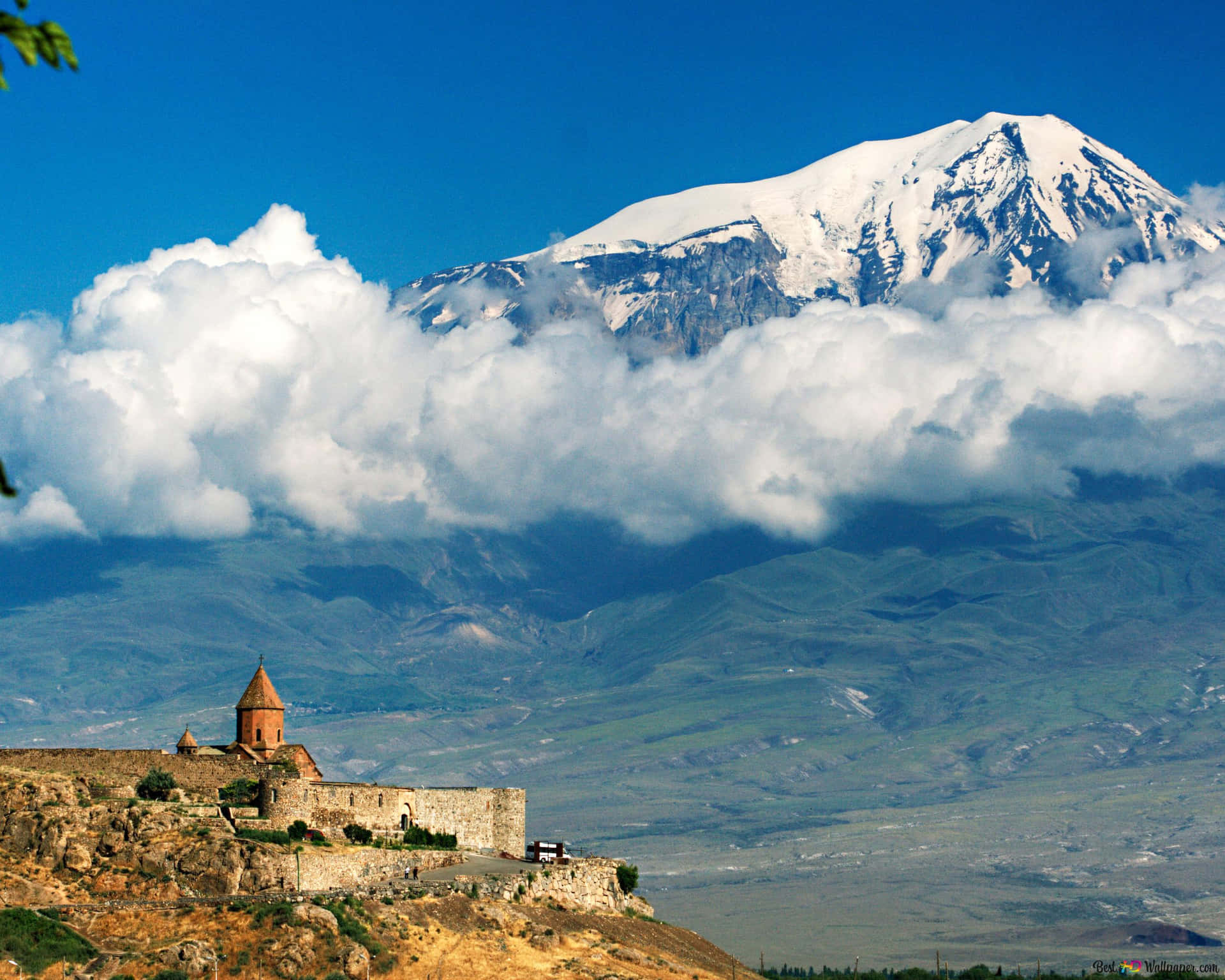Khor Virap And Mount Ararat Background