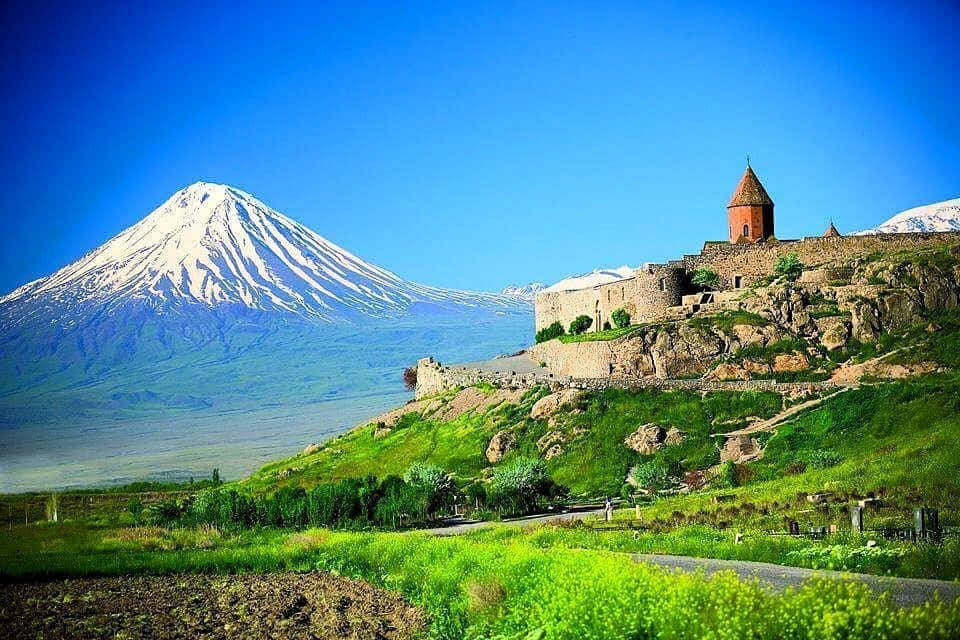 Khor Virap And Mount Ararat Scenery