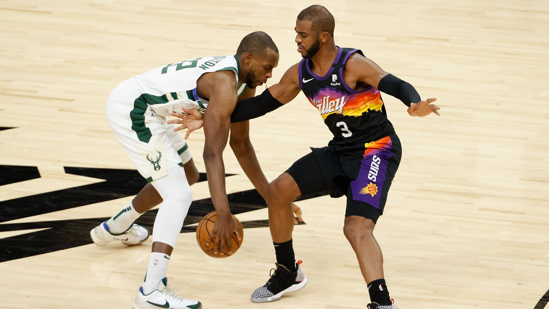 Khris Middleton And Chris Paul Background