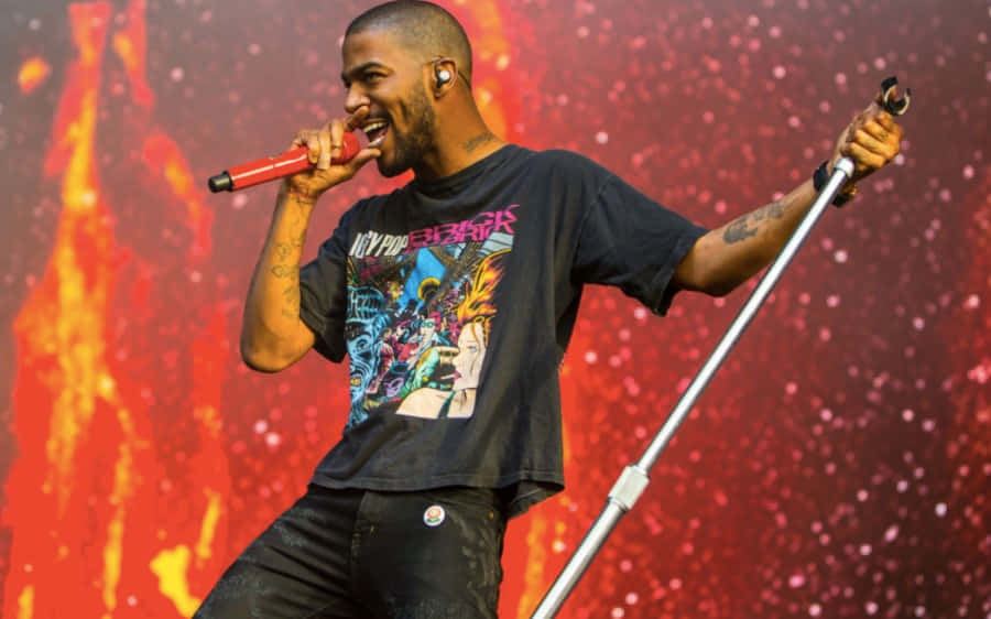 Kid Cudi Performing Live Onstage Background