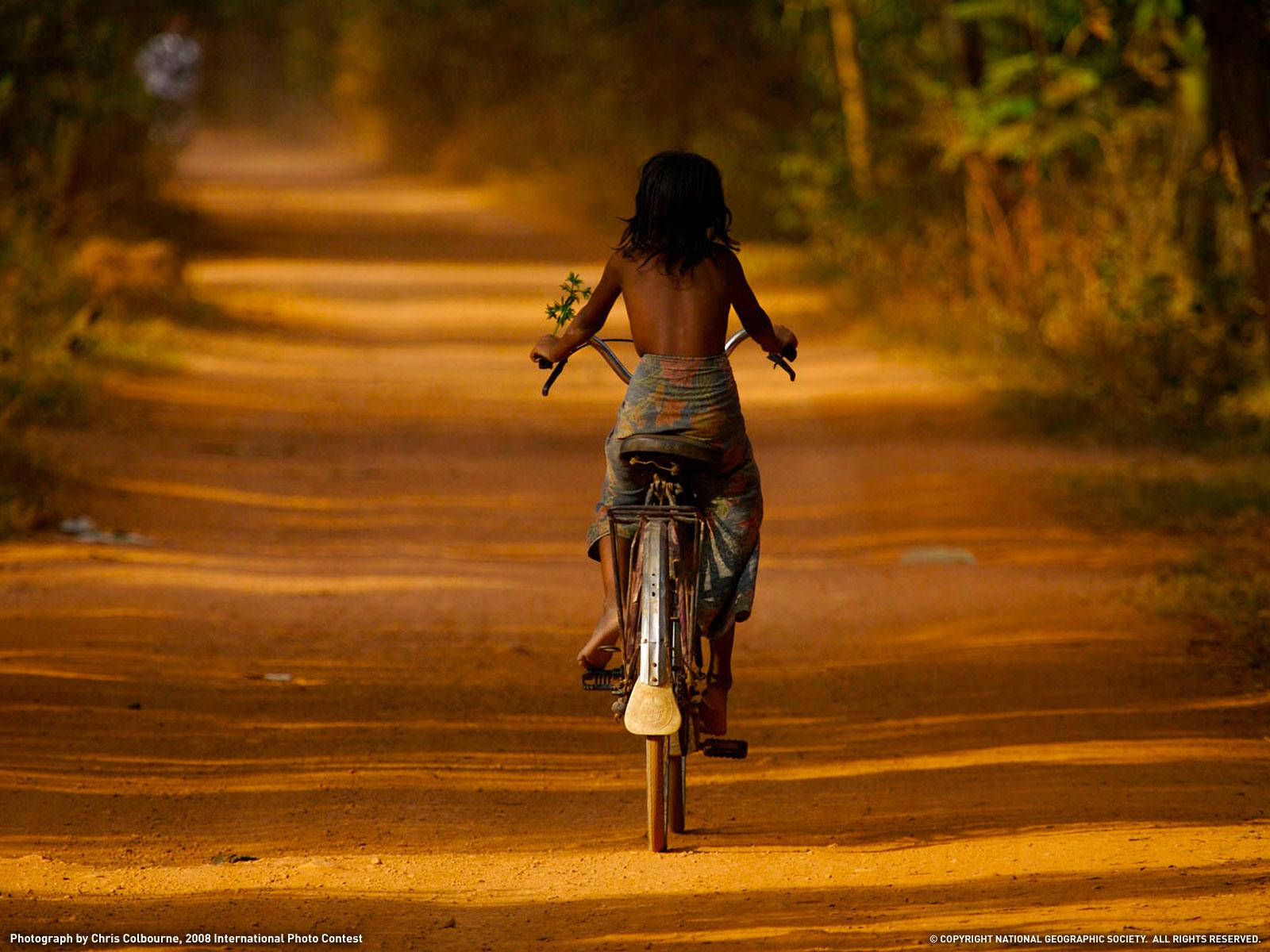 Kid Doing Bike Ride