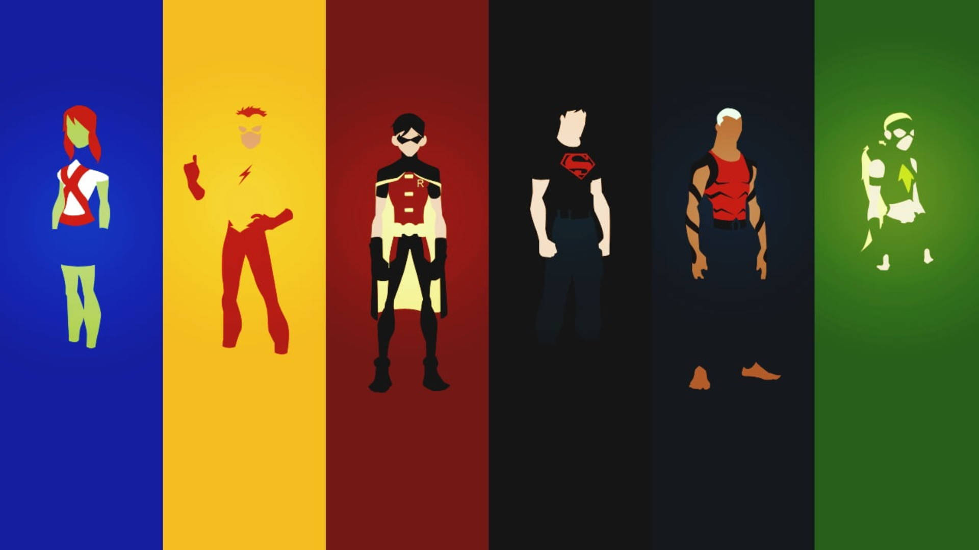Kid Flash And Young Justice Artwork Background