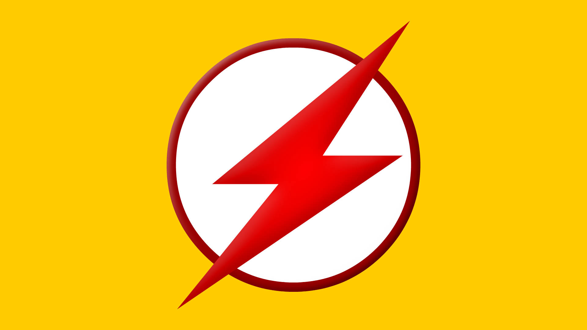 Kid Flash Iconic Logo Background