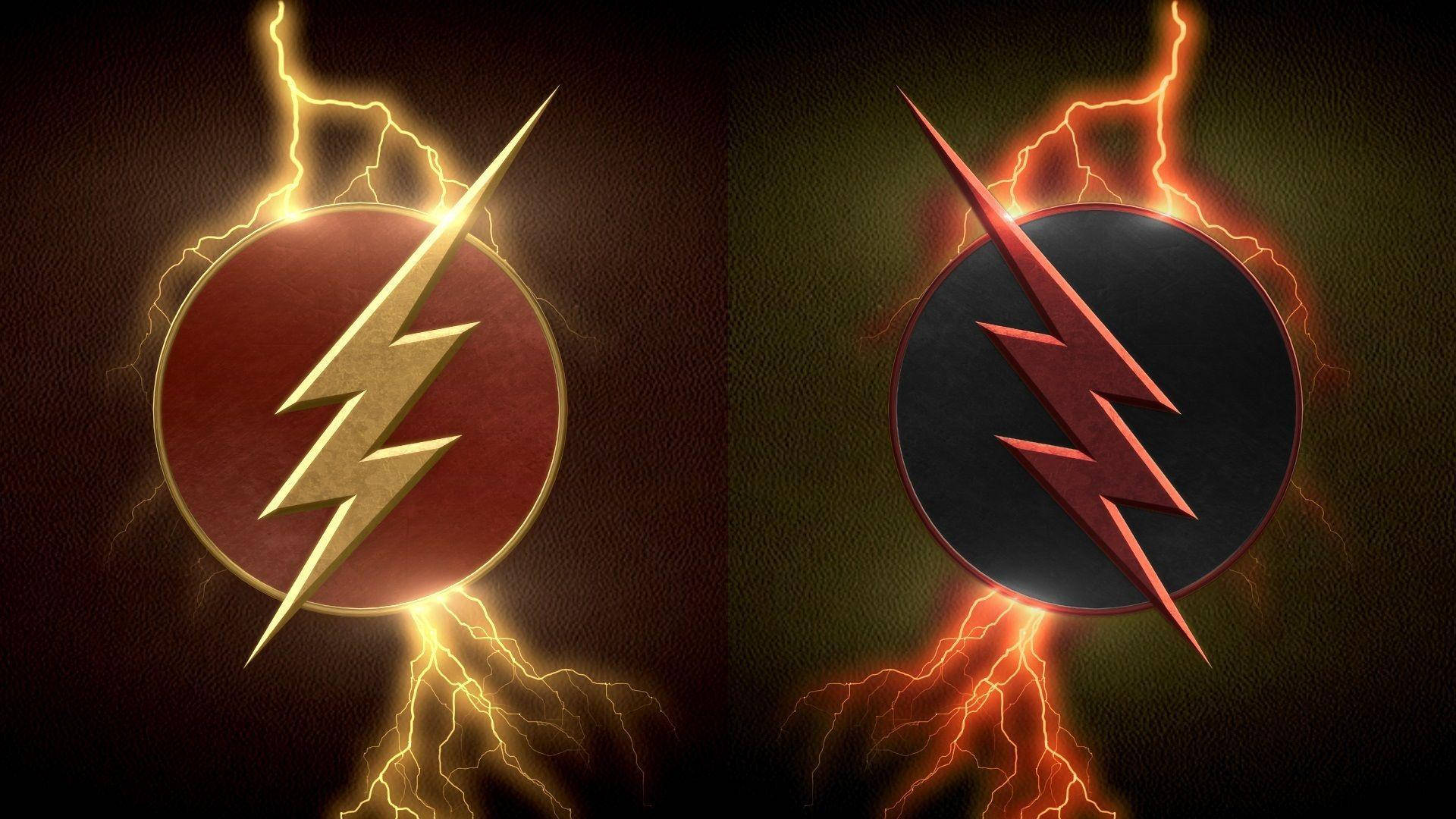 Kid Flash Symbol Background