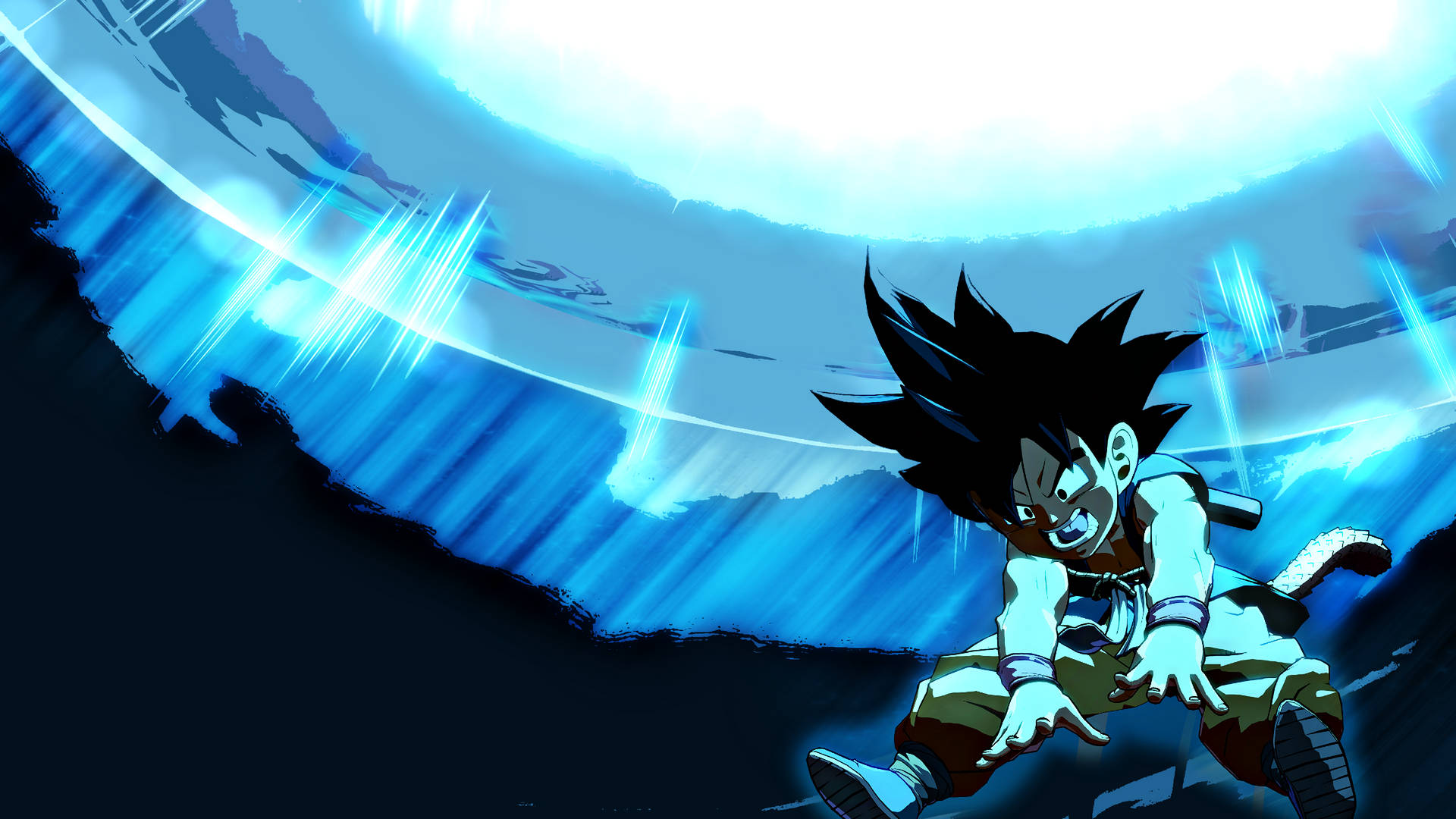 Kid Goku Dbz 4k Background