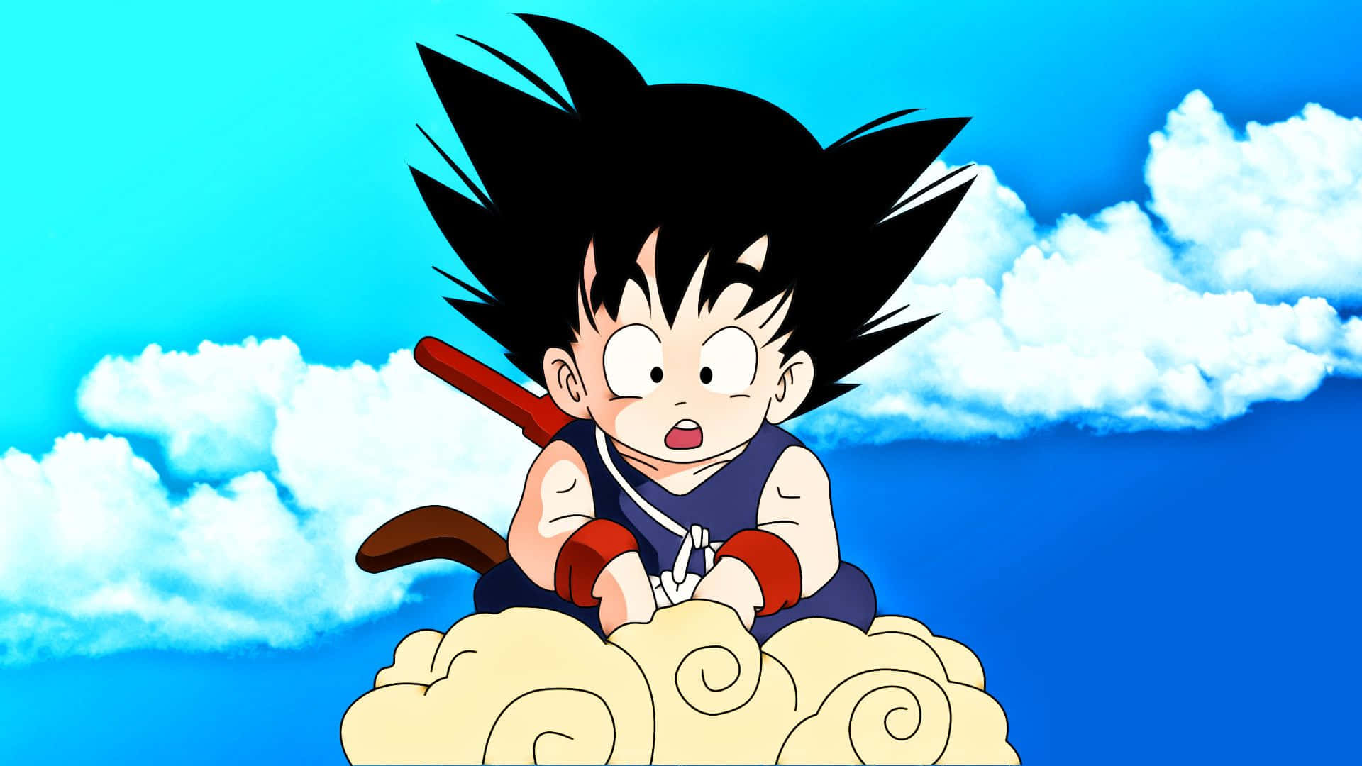 Kid Goku Is Ready To Take On The World! Background