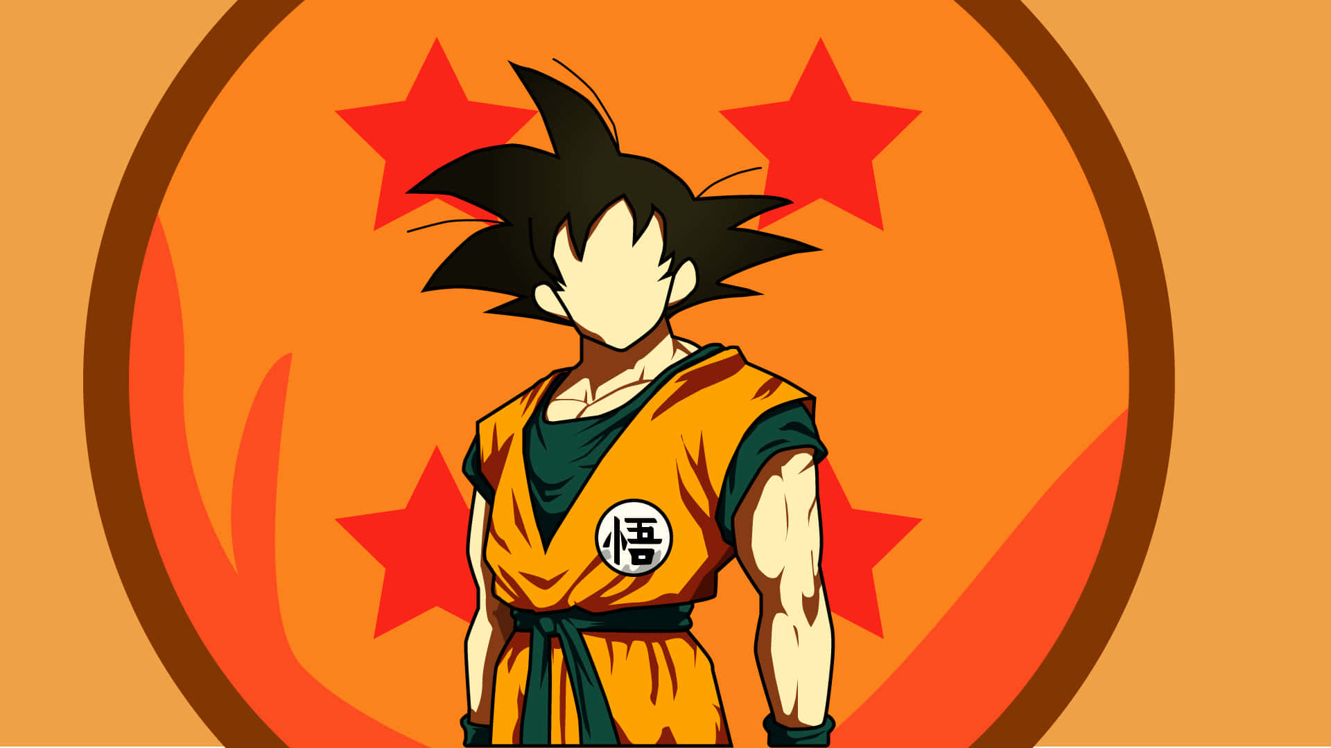 Kid Goku Looks Ready To Take On Any Challenge Background