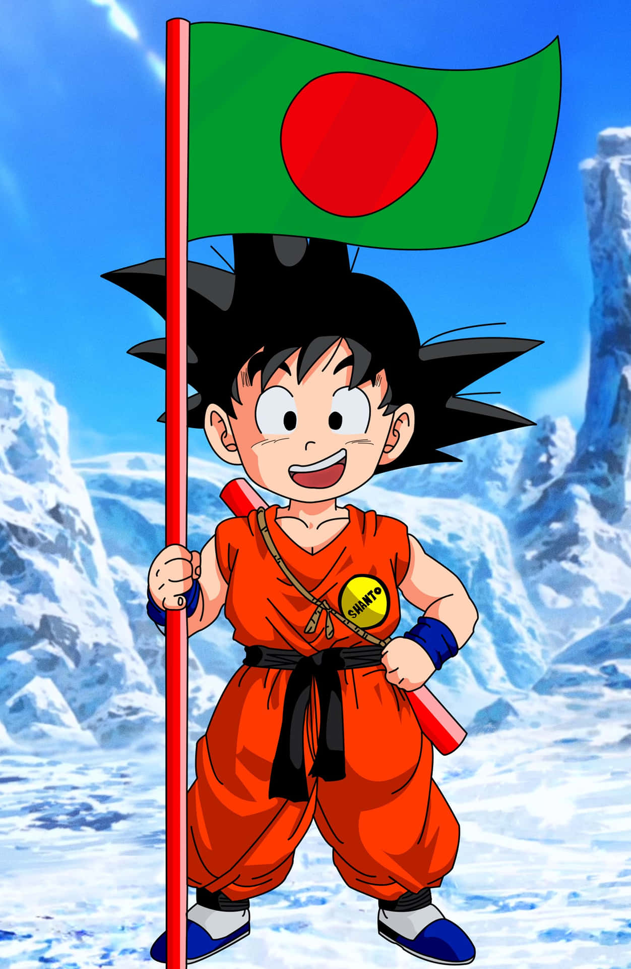 Kid Goku Power Up!