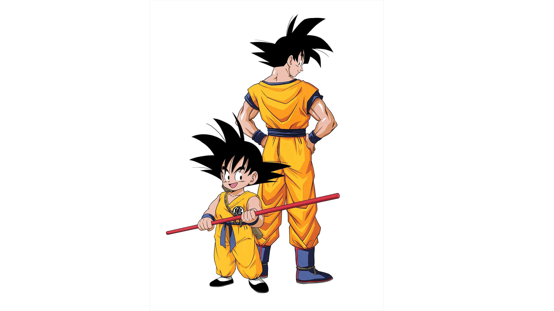 Kid Goku Ready For Battle! Background