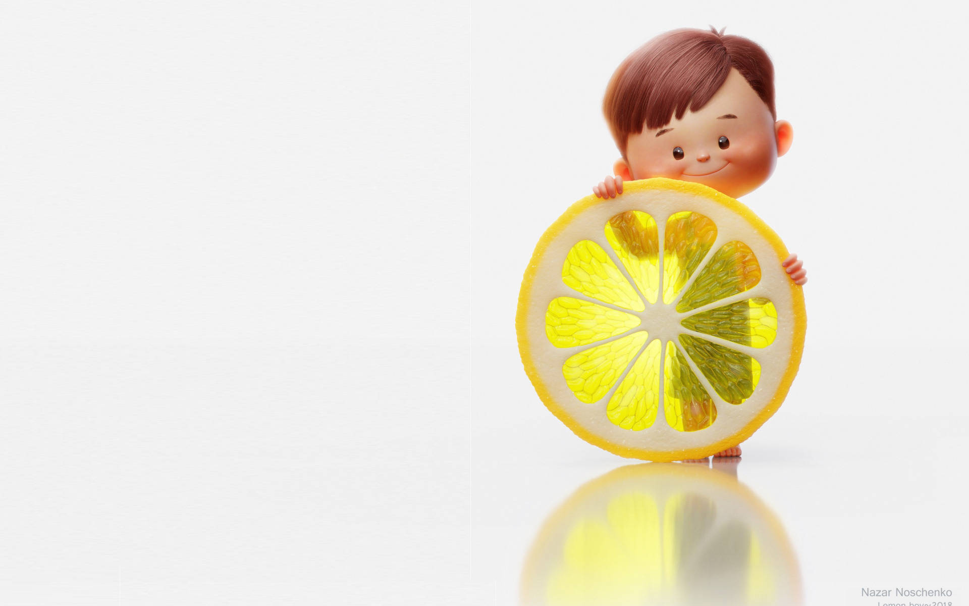 Kid With Lemon