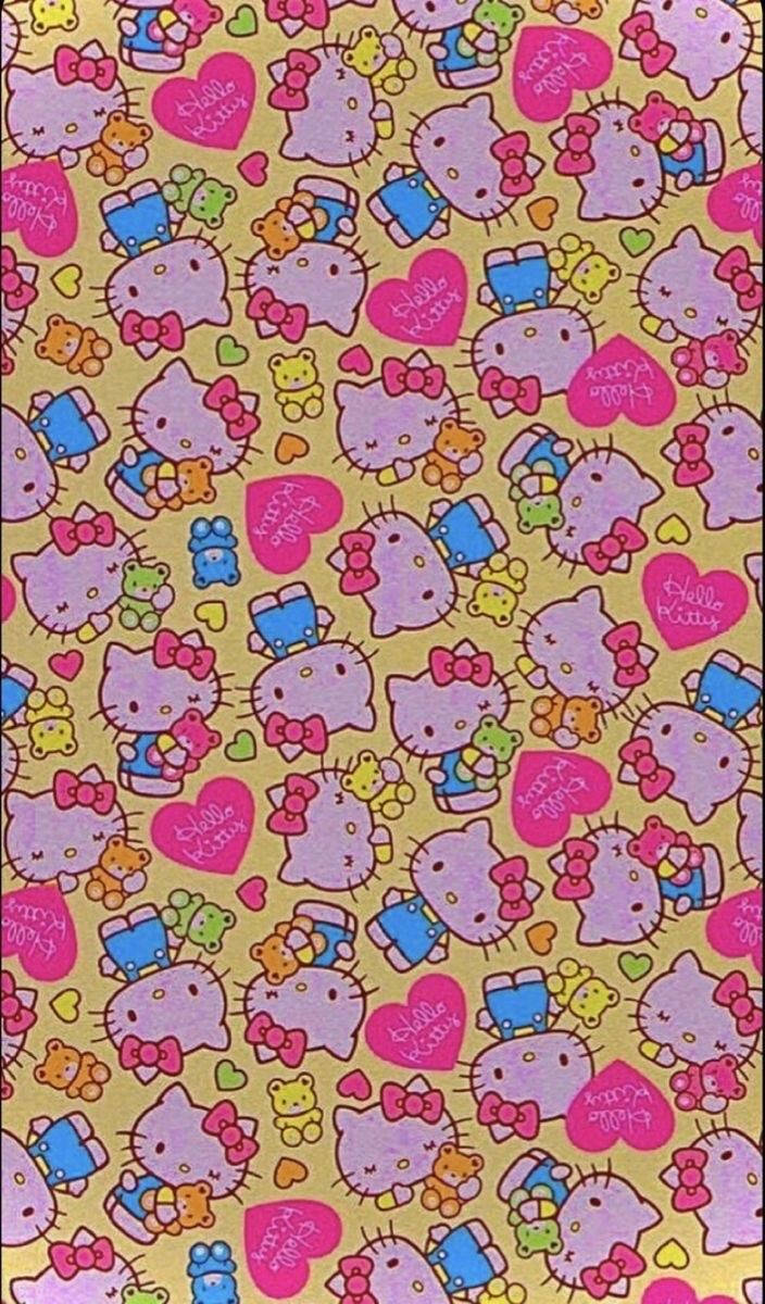 Kidcore Hello Kitty Background