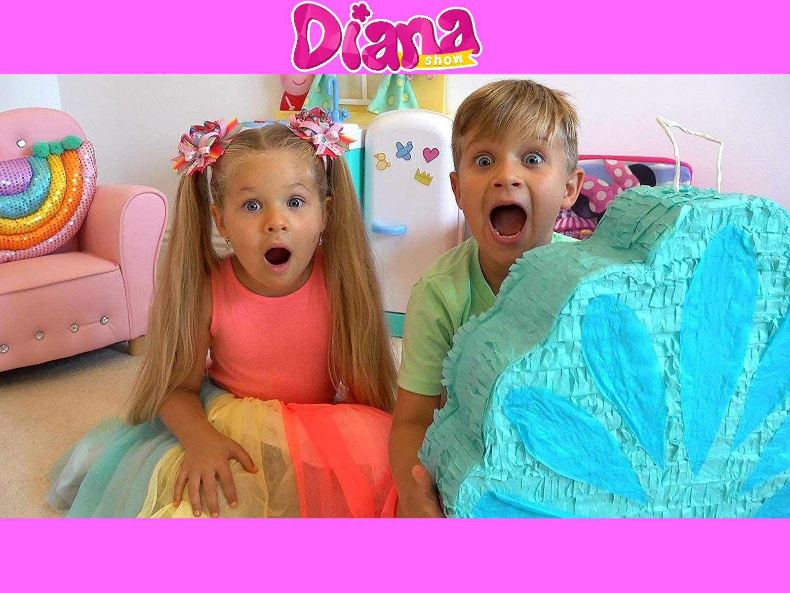 Kids Diana Show Pastel Colors