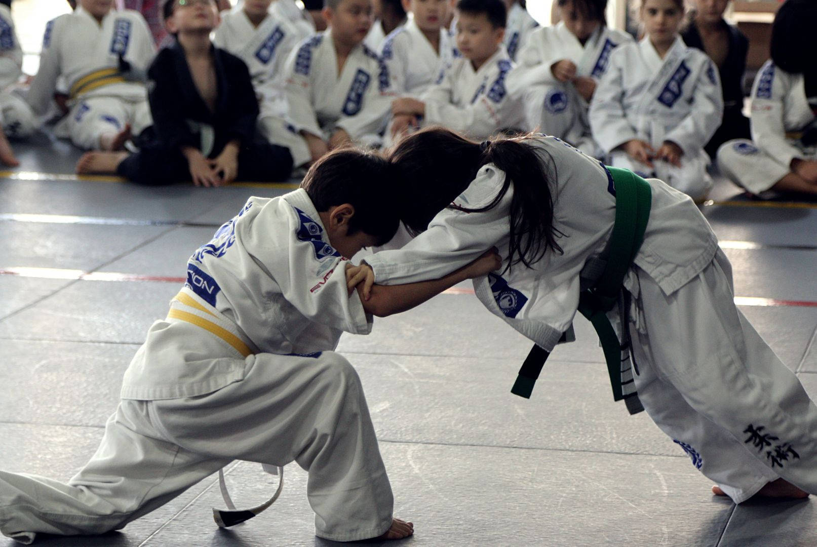 Kids Grappling Brazilian Jiu-jitsu Background