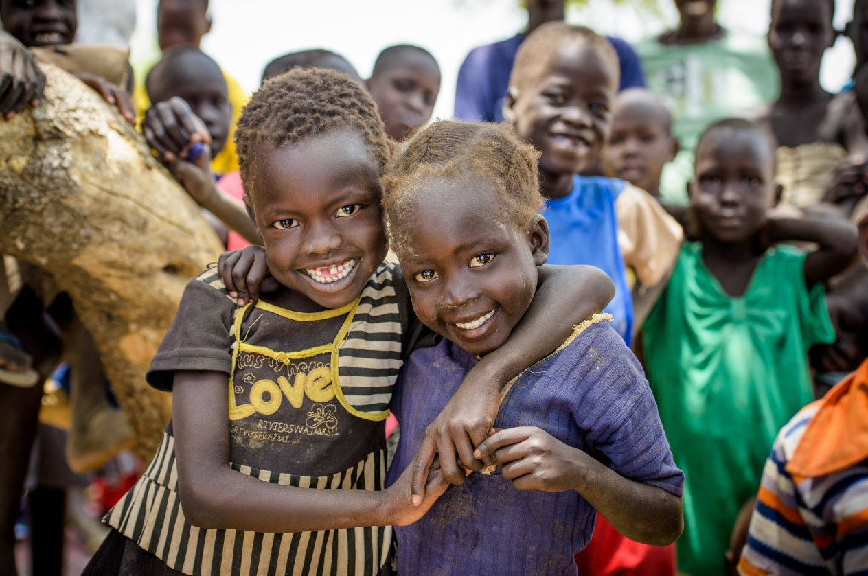 Kids Of Sudan Background