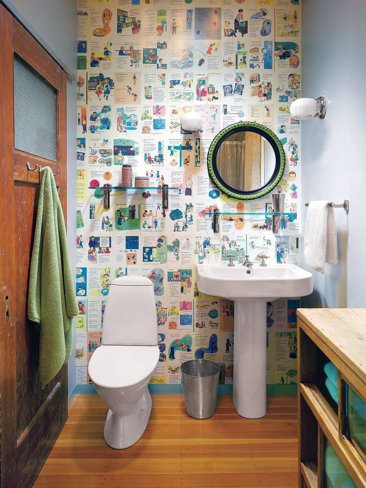 Kids Toilet Decorations Background