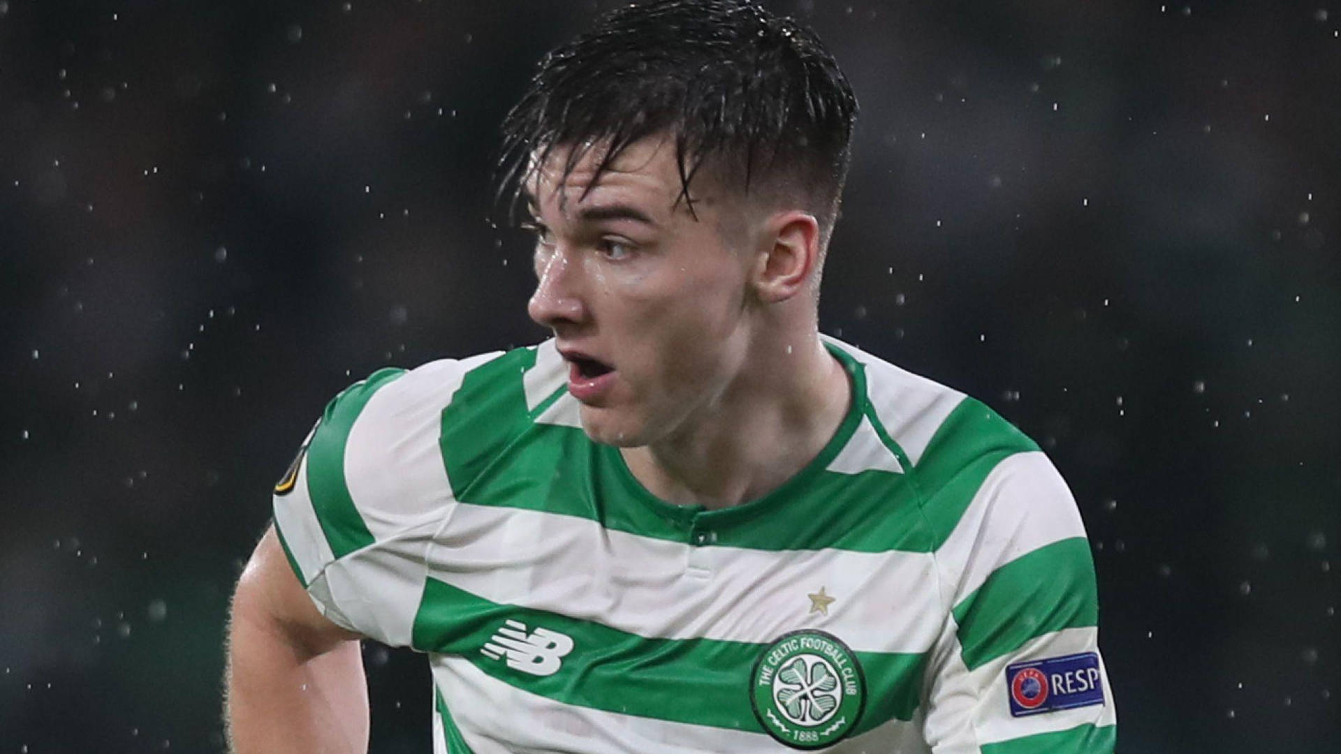 Kieran Tierney Drenched In Sweat