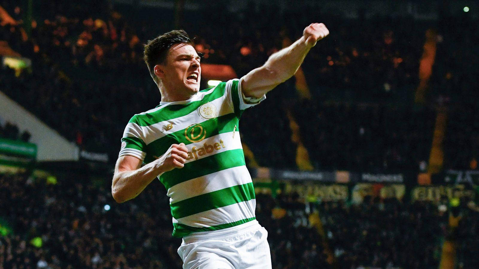 Kieran Tierney With Two Closed Fists