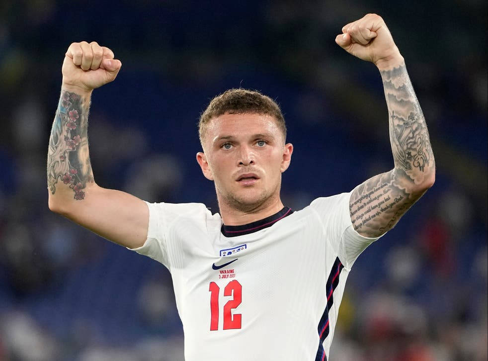 Kieran Trippier Arms Up