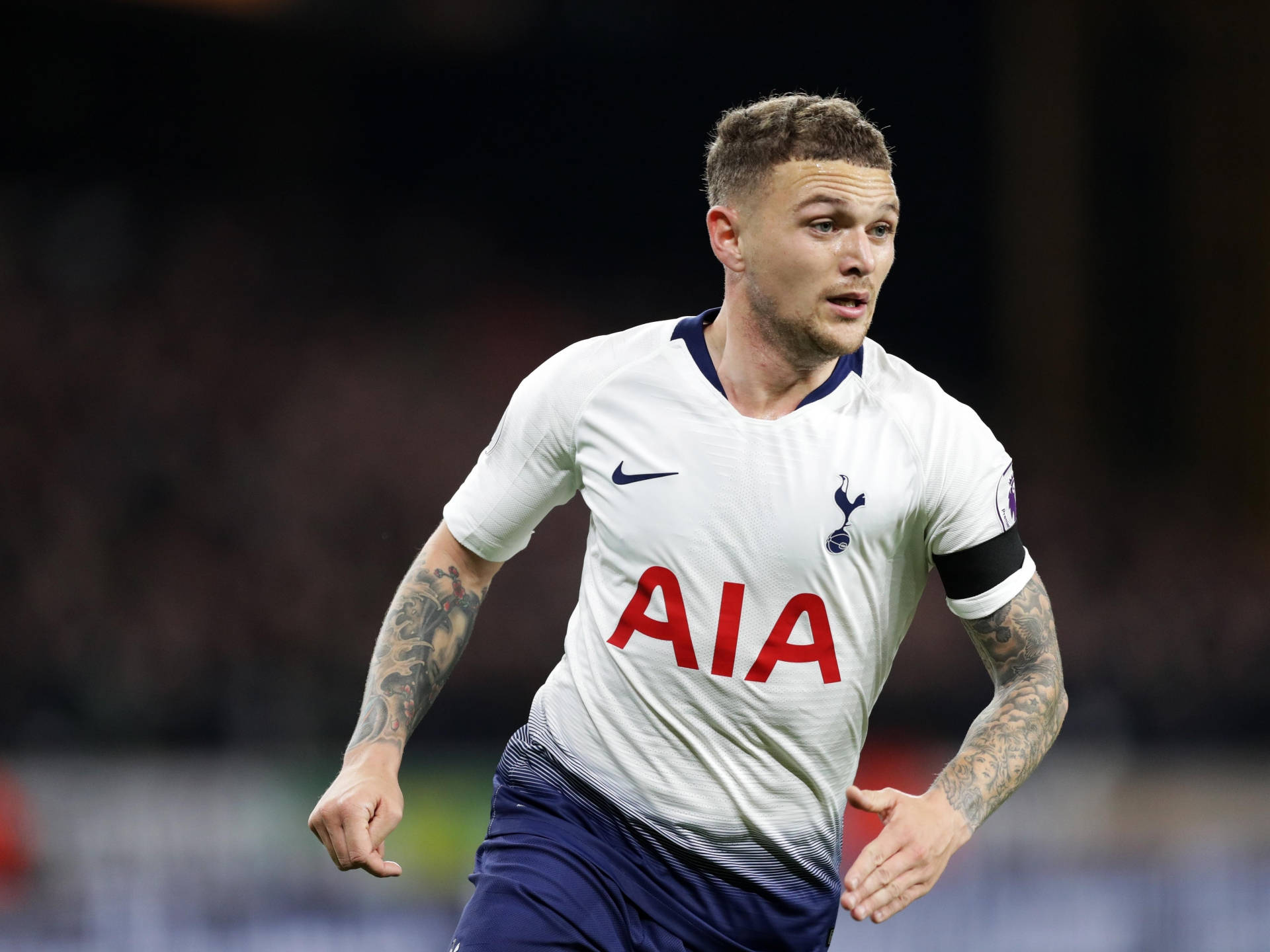 Kieran Trippier In Motion Background