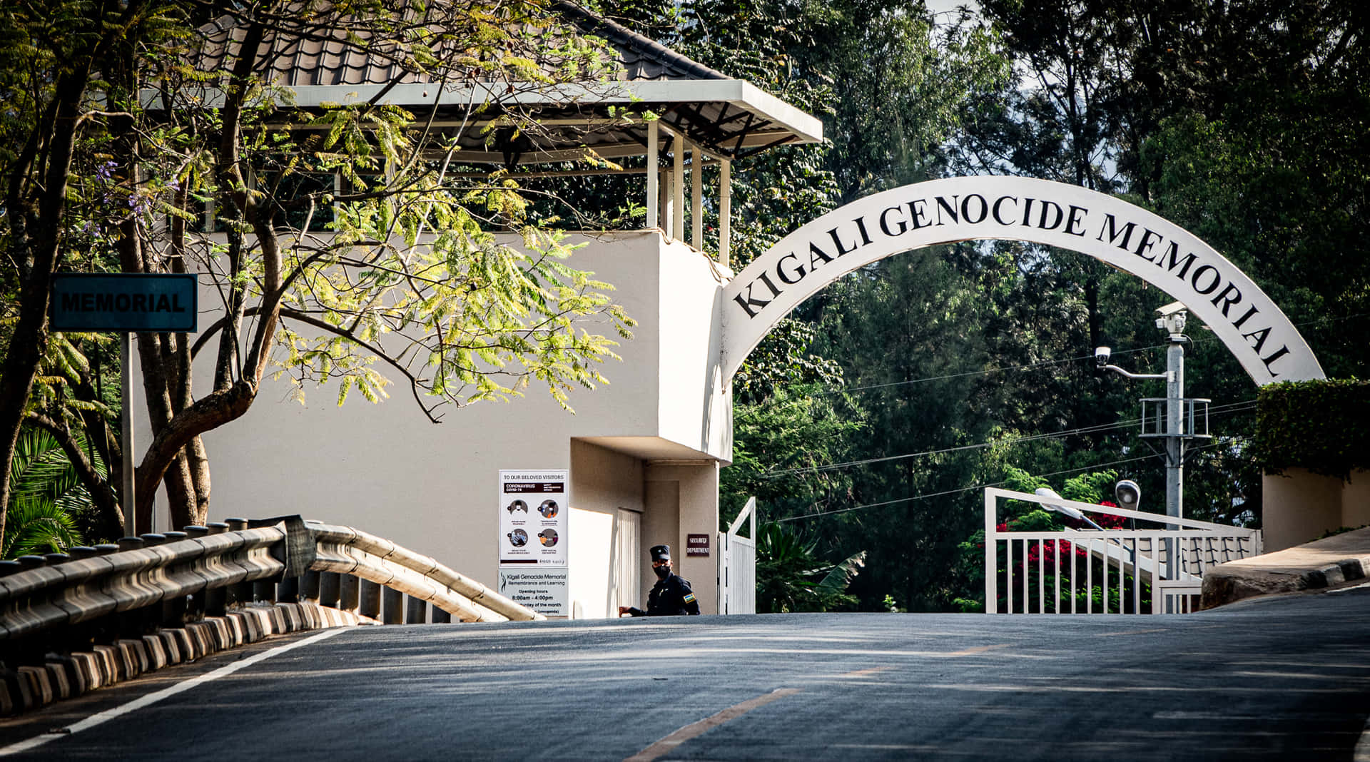 Kigali Genocide Memorial Road Background