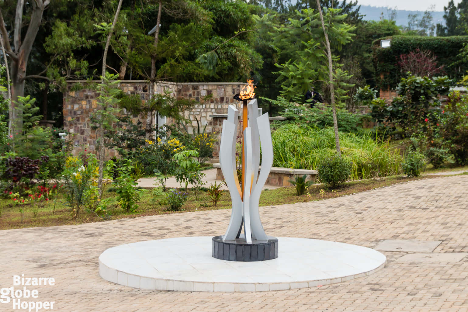 Kigali Genocide Memorial Torch Background