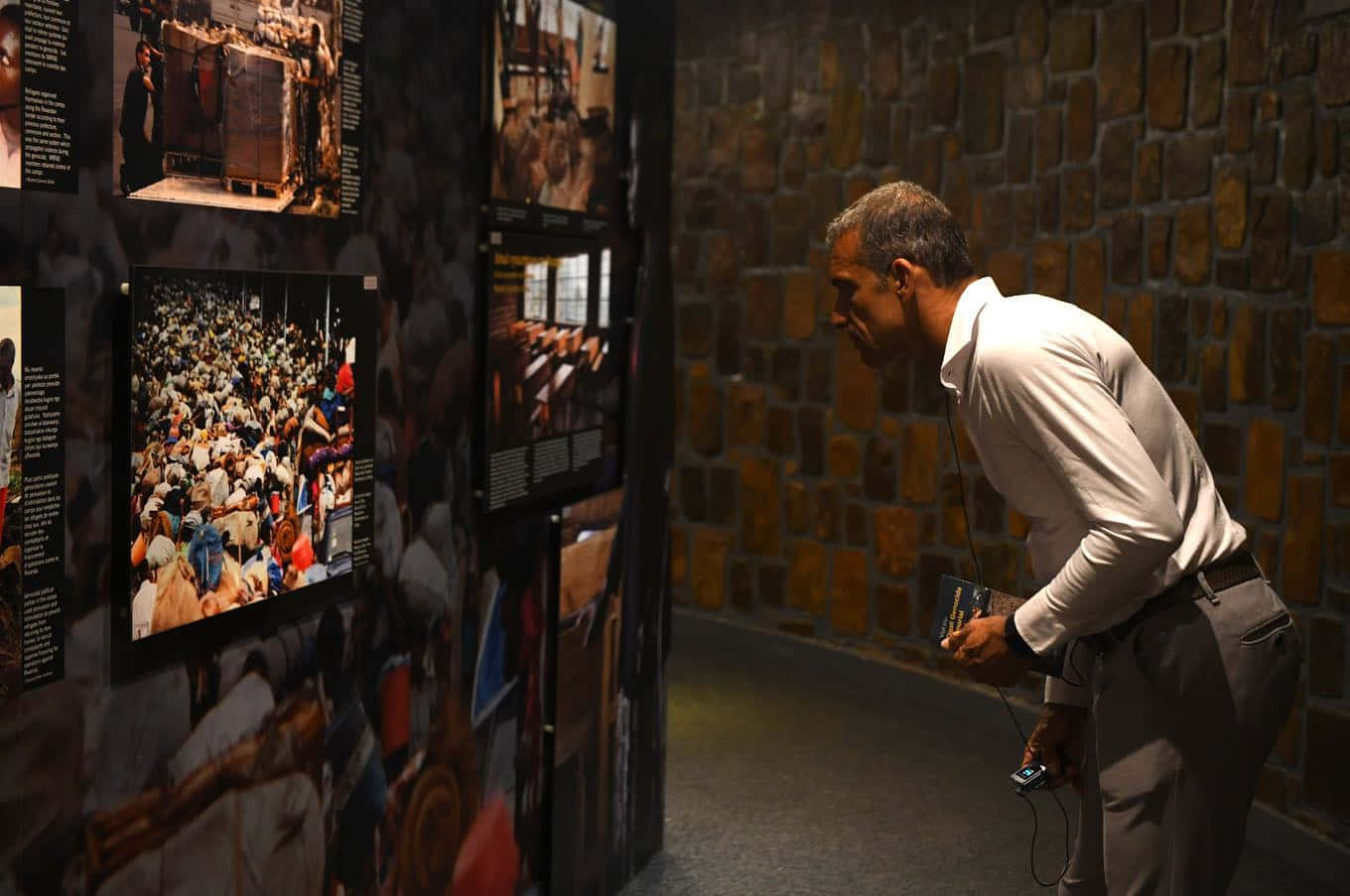 Kigali Genocide Memorial Visitor