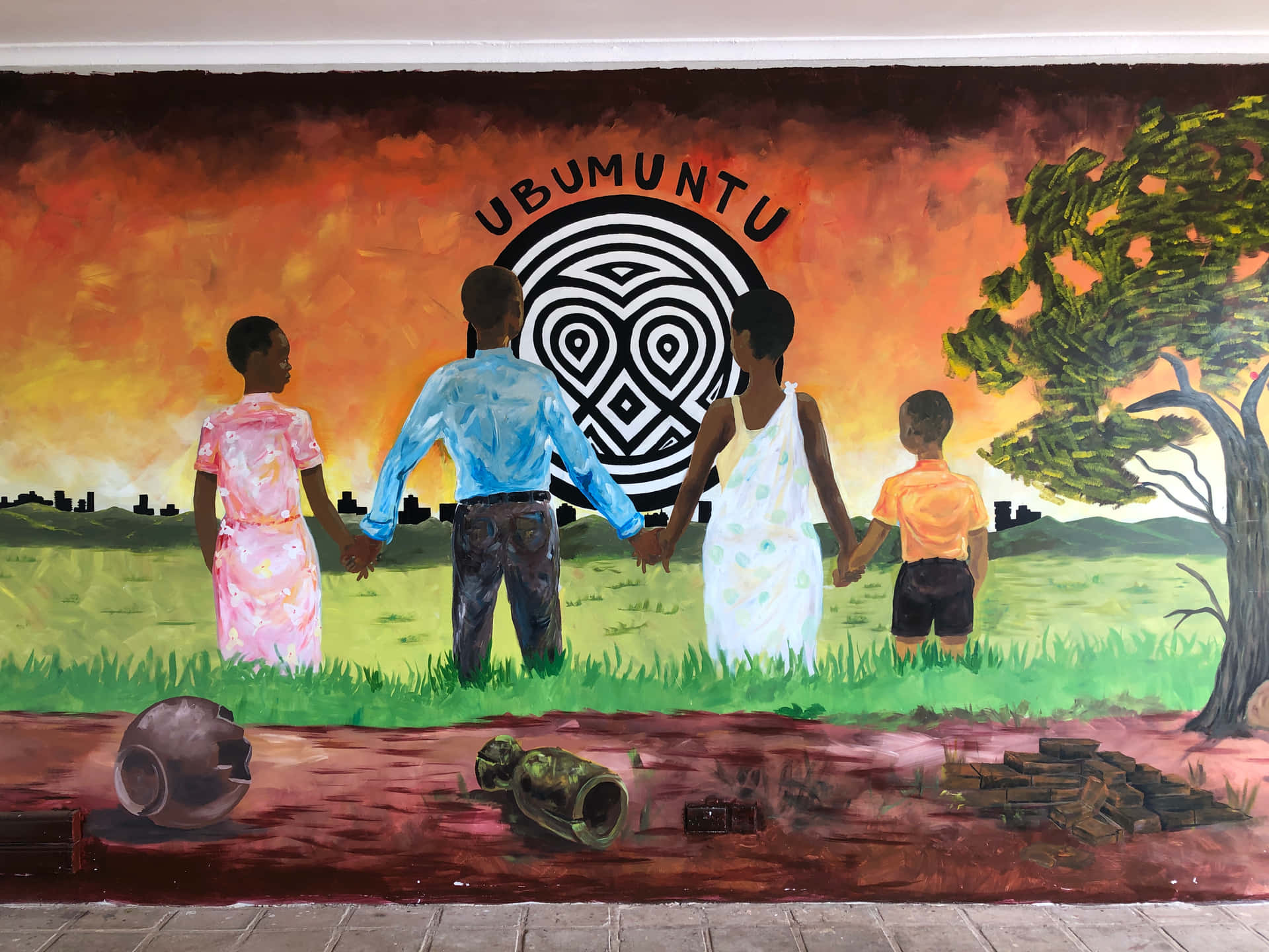 Kigali Genocide Memorial Wall Art