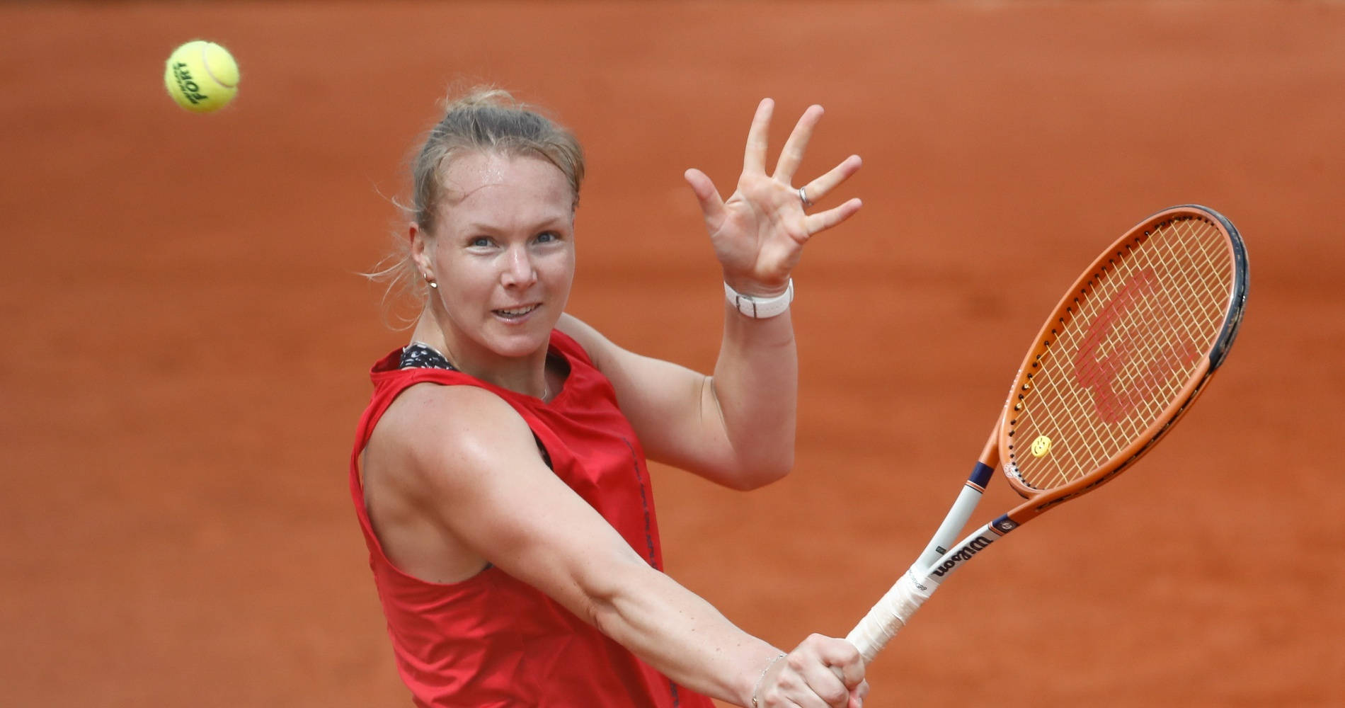 Kiki Bertens Ball In Air