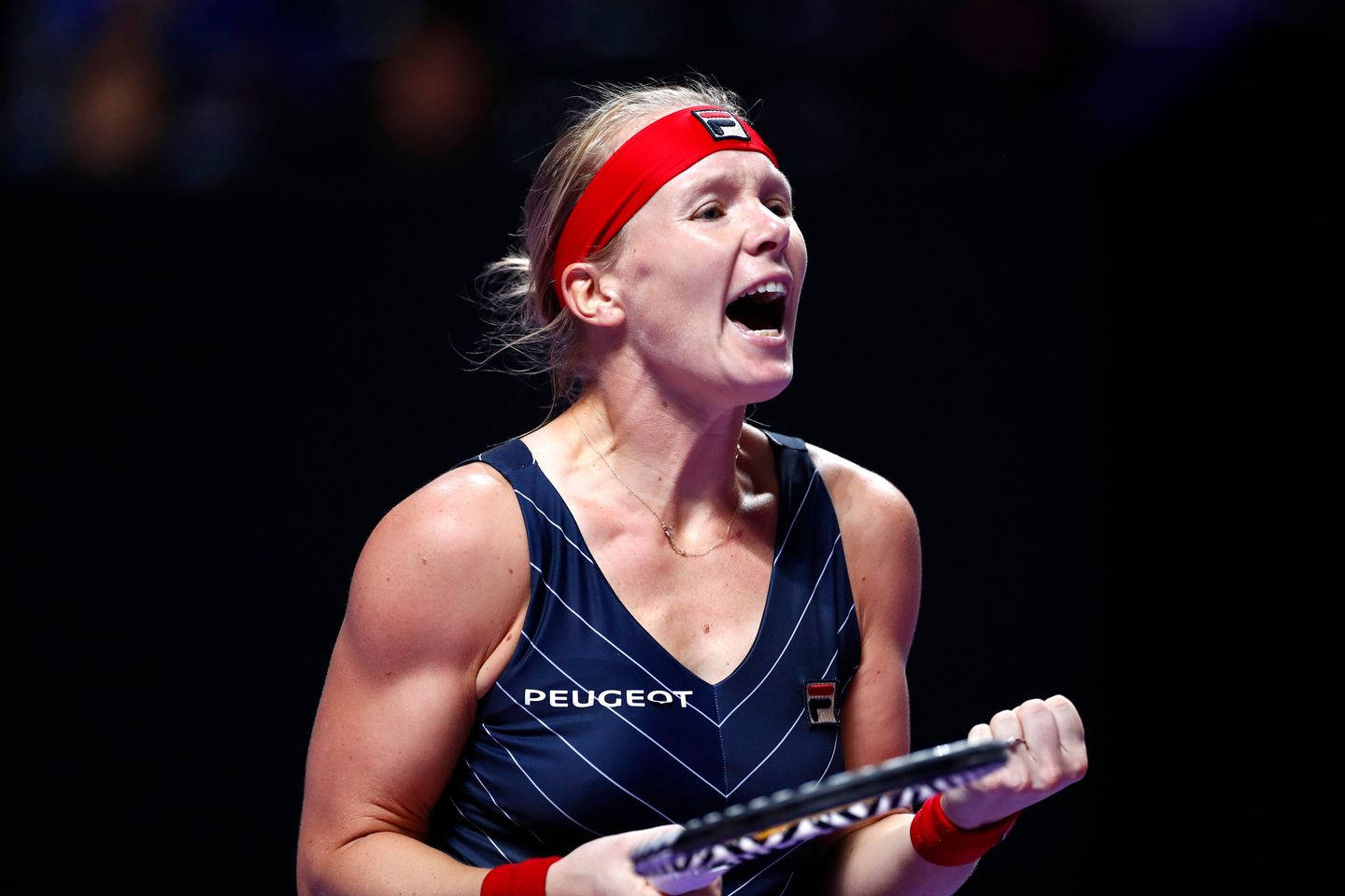 Kiki Bertens Exuding Triumph