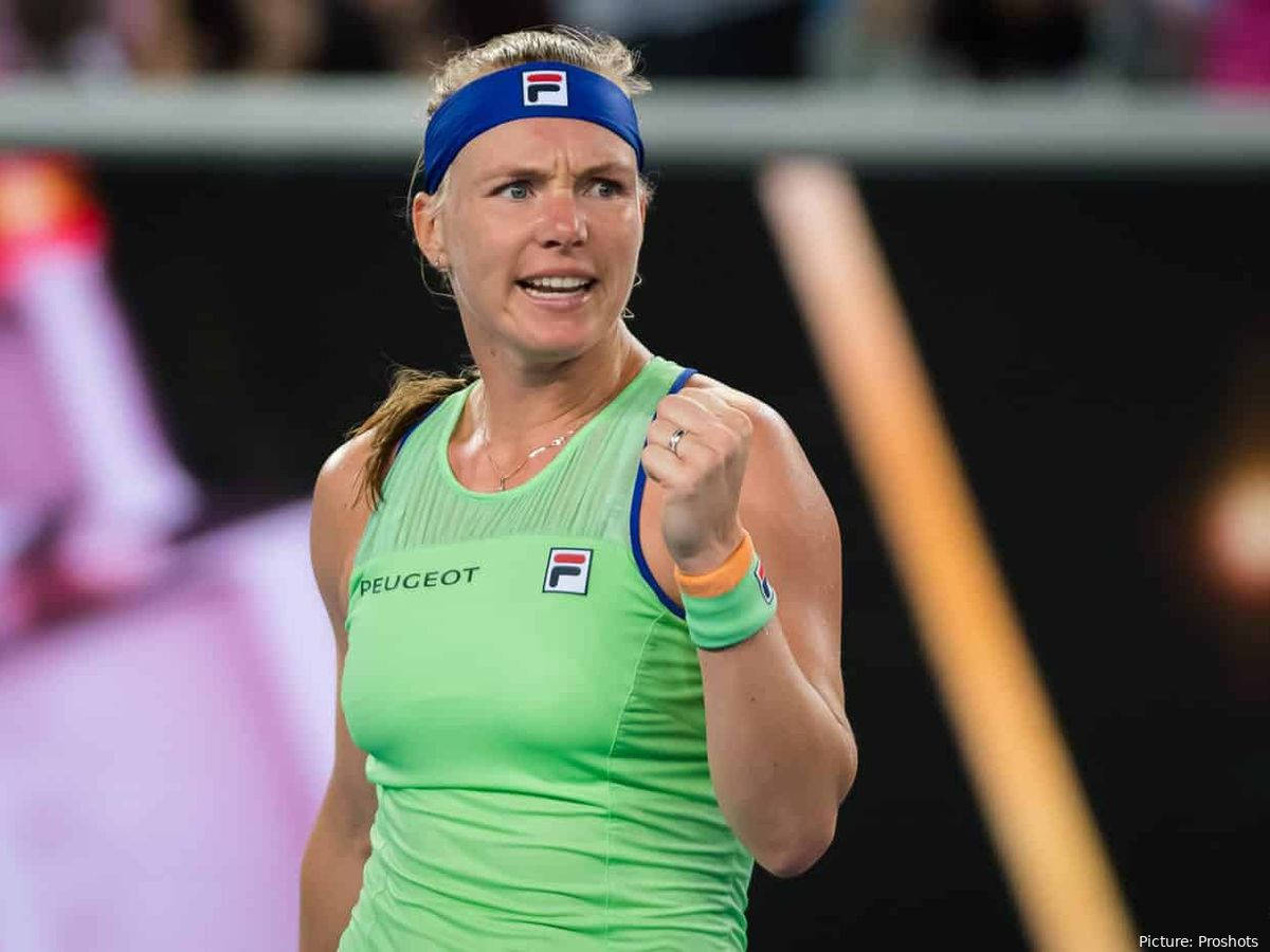 Kiki Bertens Proud Fist Pump