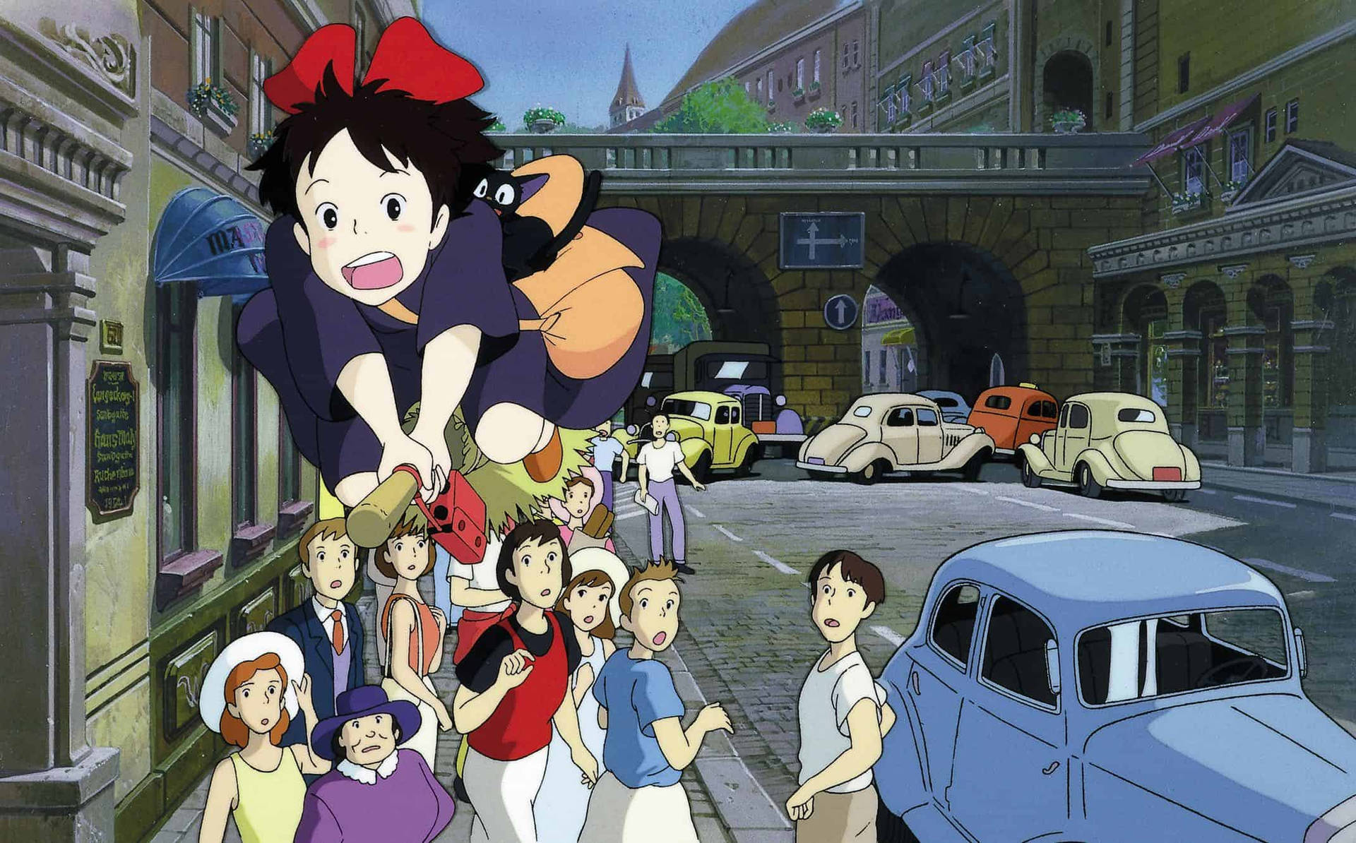 Kikis Delivery Service Chaos Background