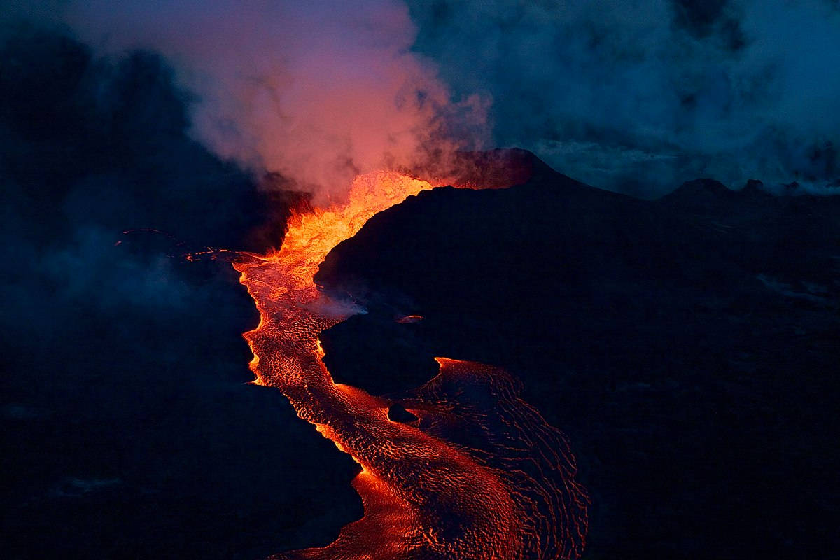 Kilauea Volcano Lava Flow