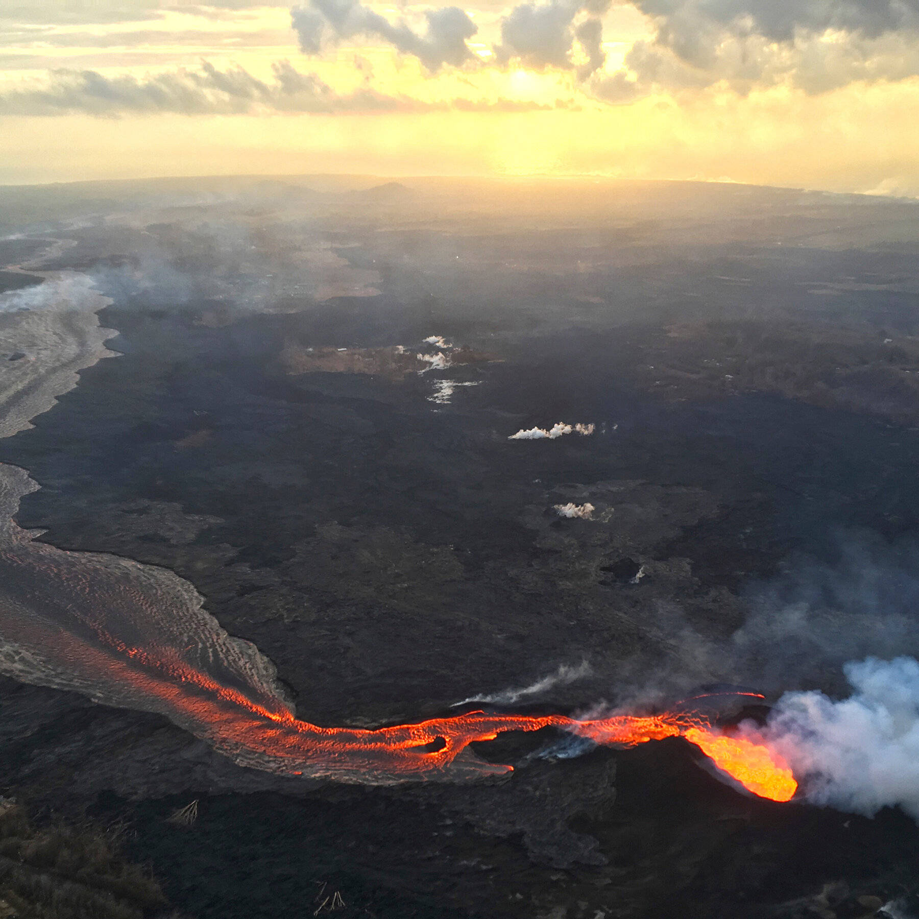 Kilauea Volcano Sunset Sky