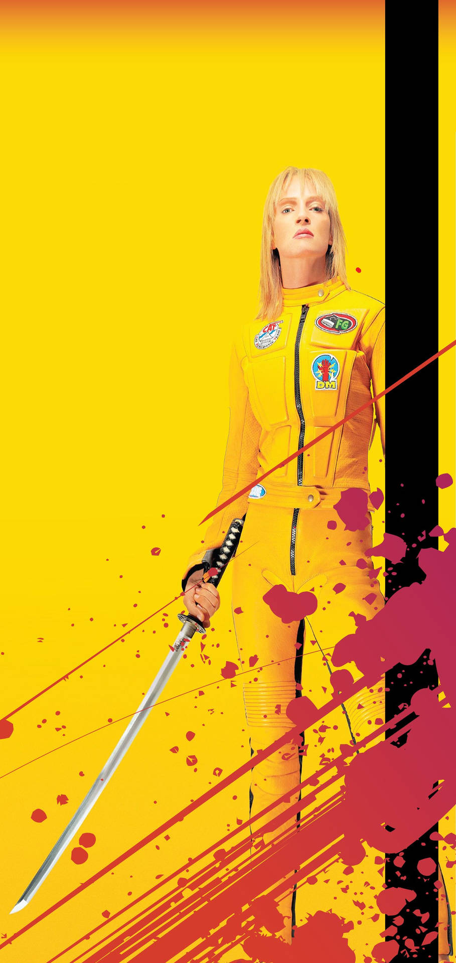 Kill Bill Blood-stained Poster Background