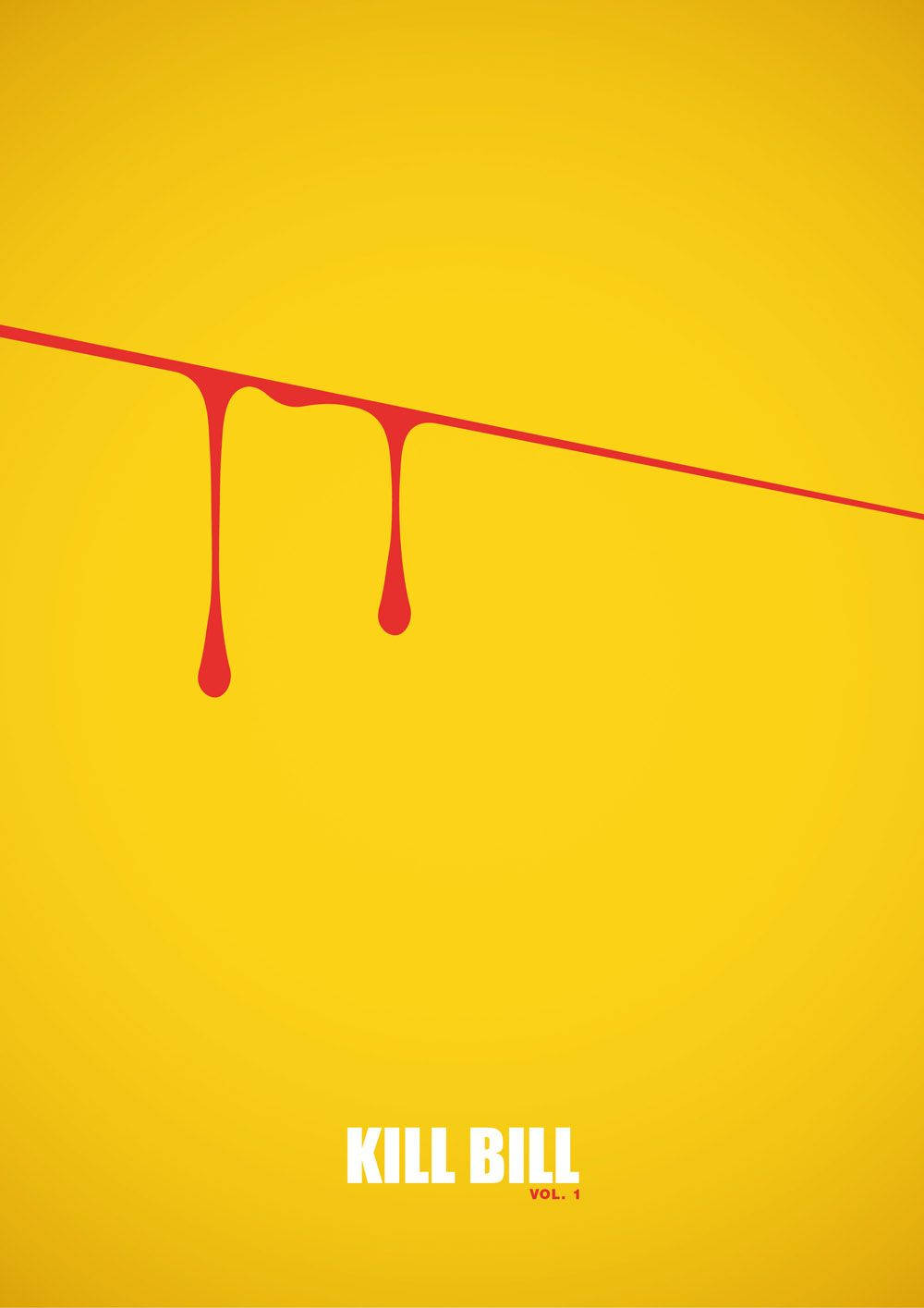 Kill Bill Bloody Slash Poster Background